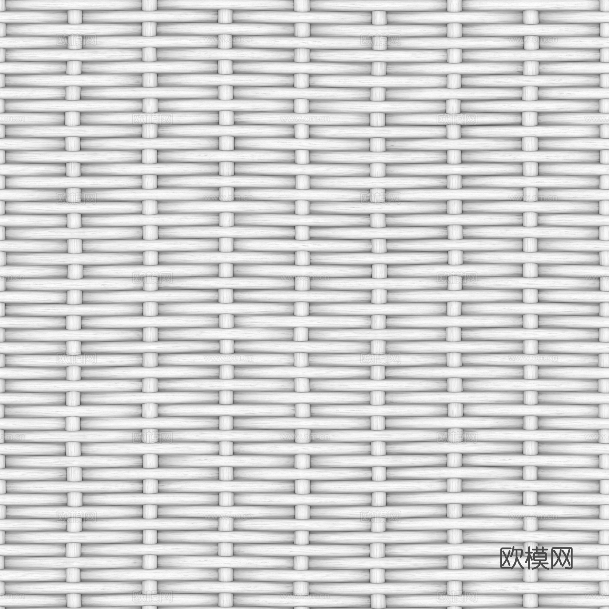 藤编竹编编织品 PBR材质贴图 2k