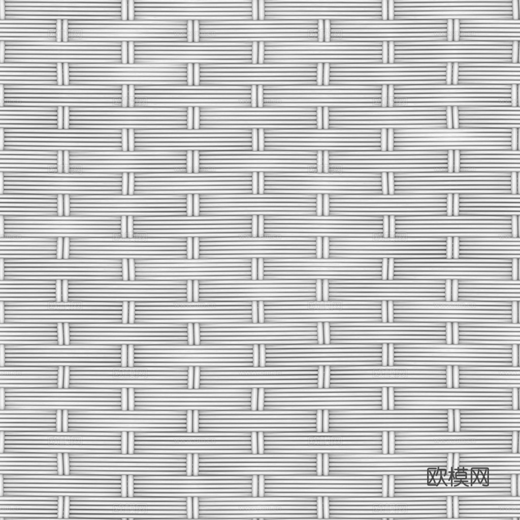 藤编竹编编织品 PBR材质贴图 1k