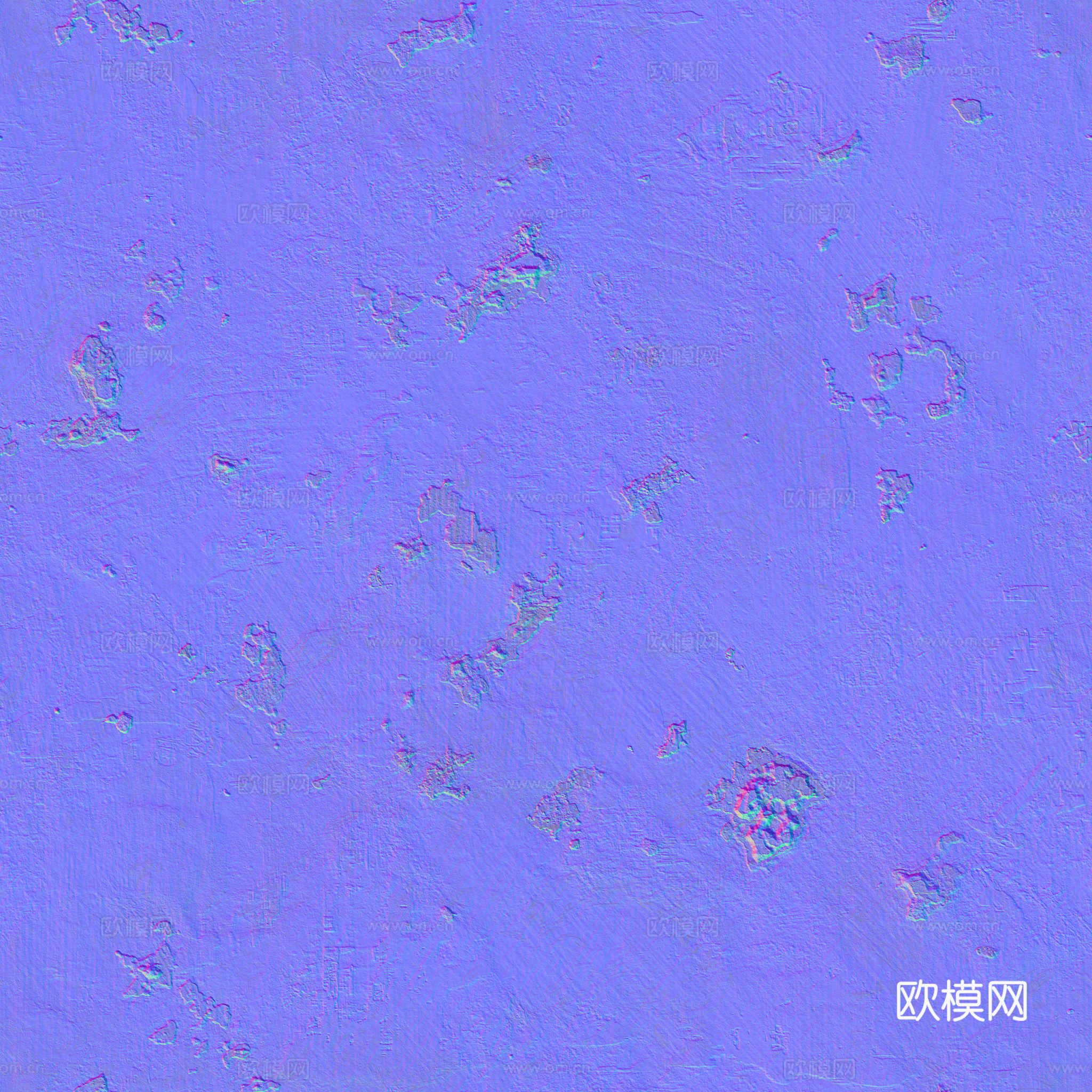 破旧水泥墙户外墙 PBR贴图 2k
