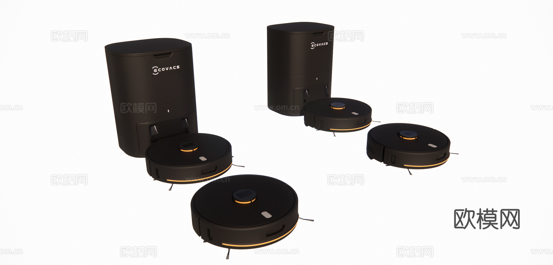 家电 扫地机器人su模型