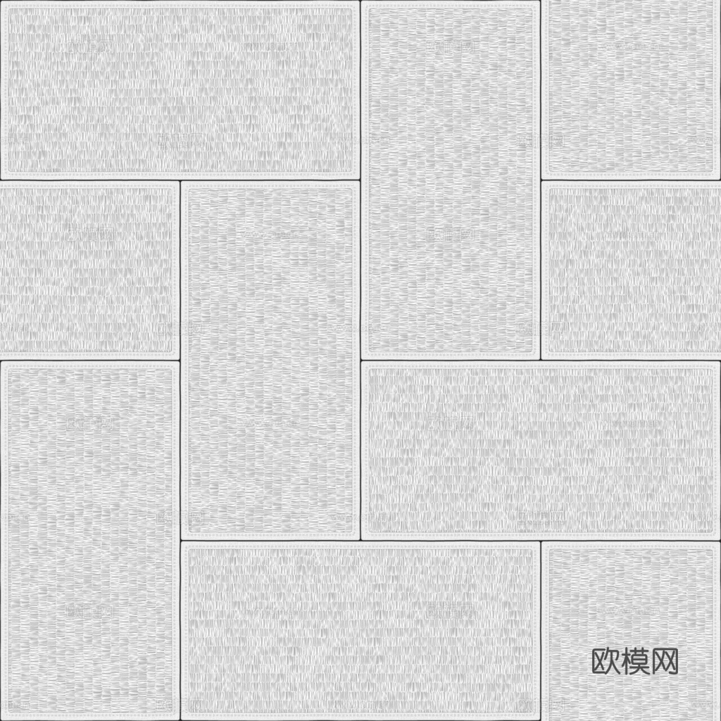 榻榻米竹席竹编 PBR贴图 1k