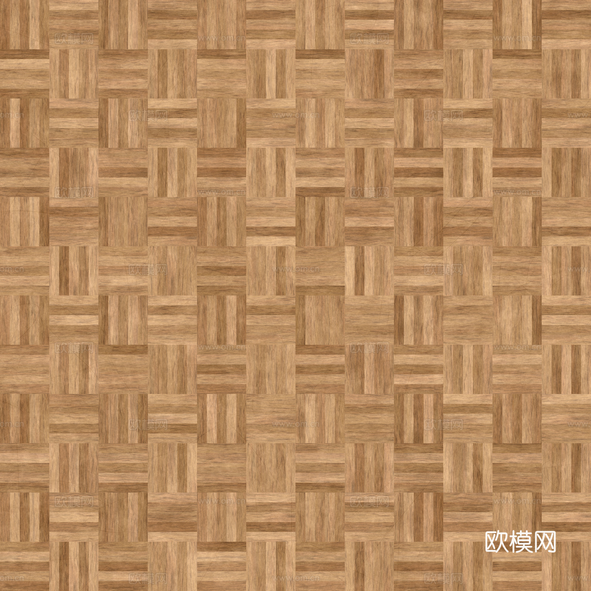 无缝木地板田字铺 PBR贴图 2k
