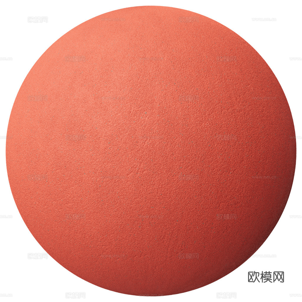 红色粗糙肌理漆艺术漆墙纸墙布 PBR贴图 2k