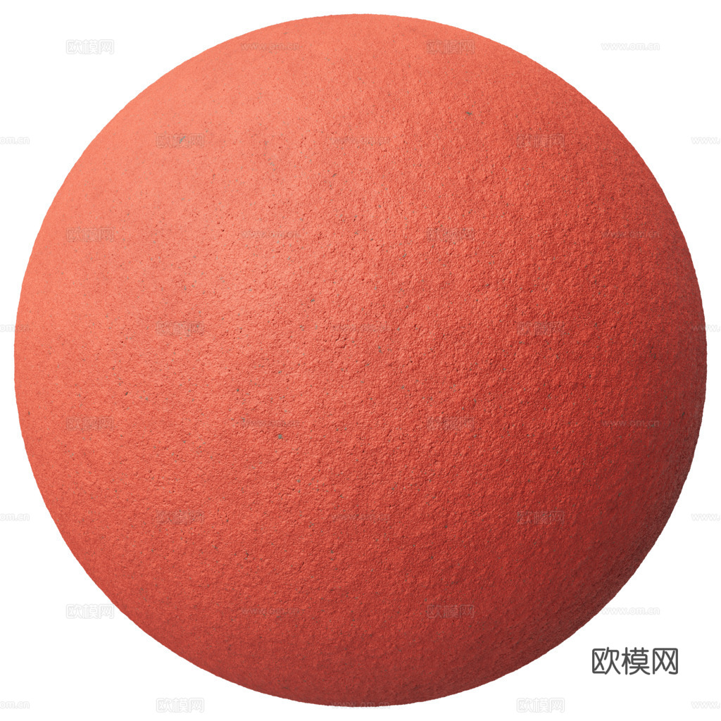 红色粗糙肌理漆艺术漆墙纸墙布 PBR贴图 1k