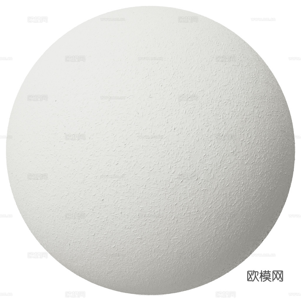 白色粗糙肌理漆墙纸墙布 PBR贴图 2k