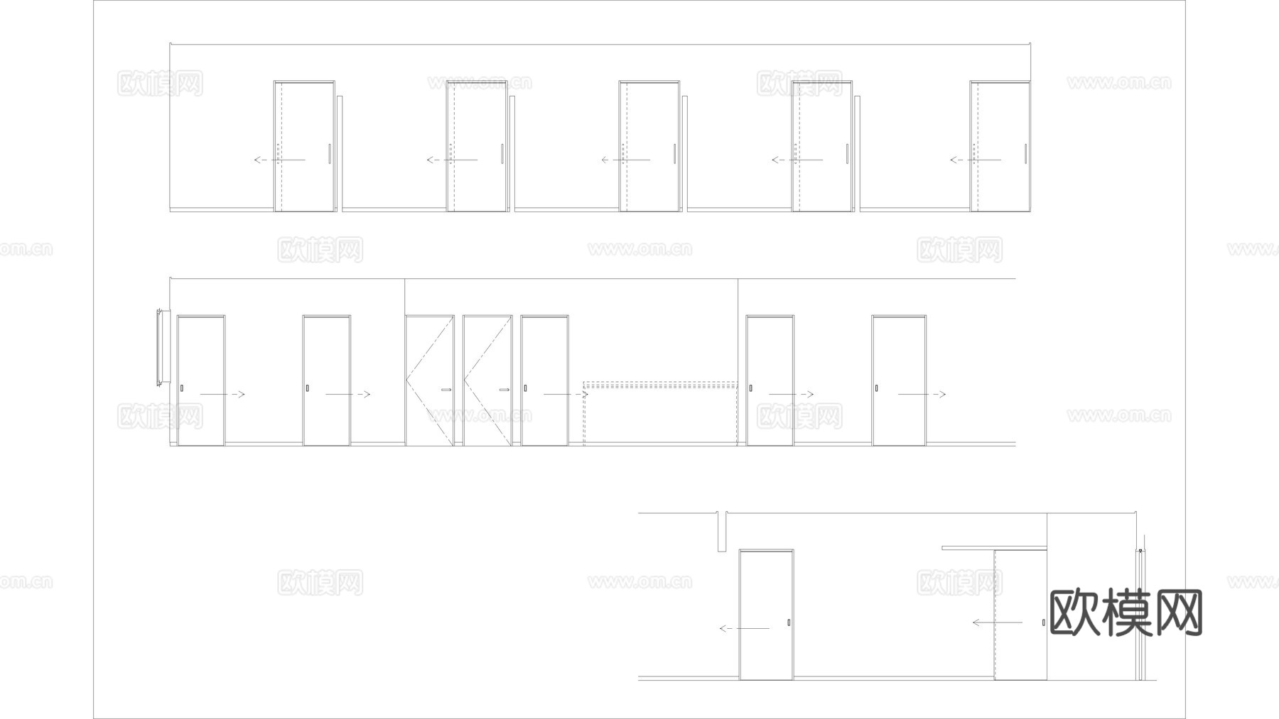 牙科诊所建筑图纸cad施工图