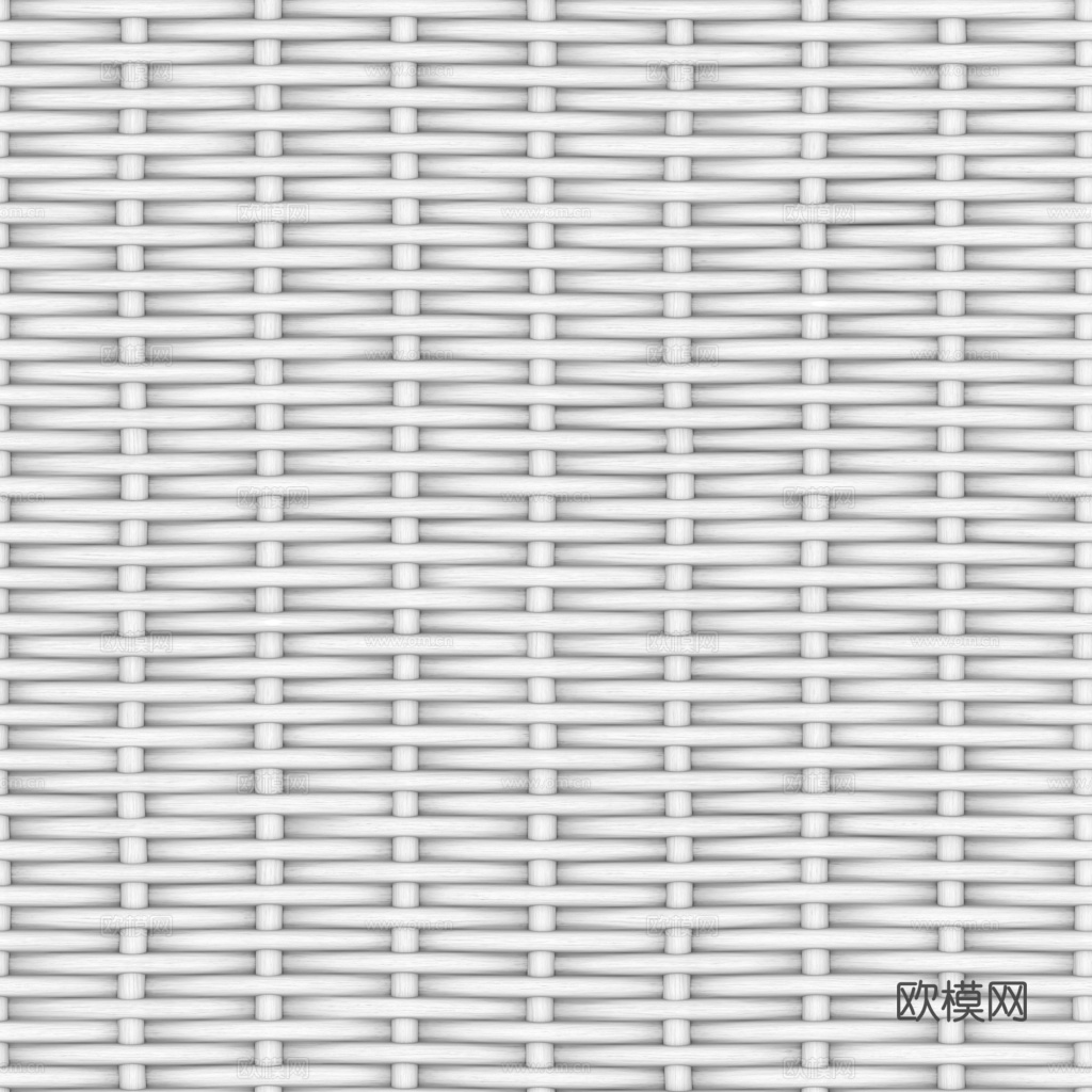 藤编竹编编织品 PBR材质贴图 1k
