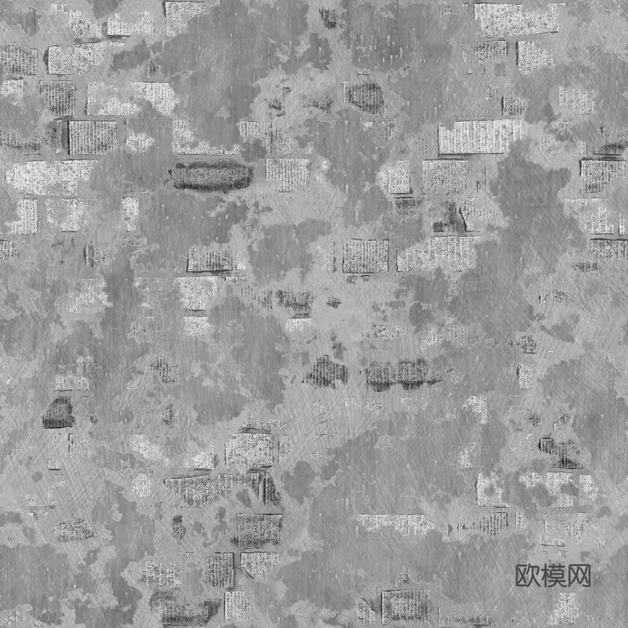 破旧砖墙红墙户外墙 PBR贴图 2k