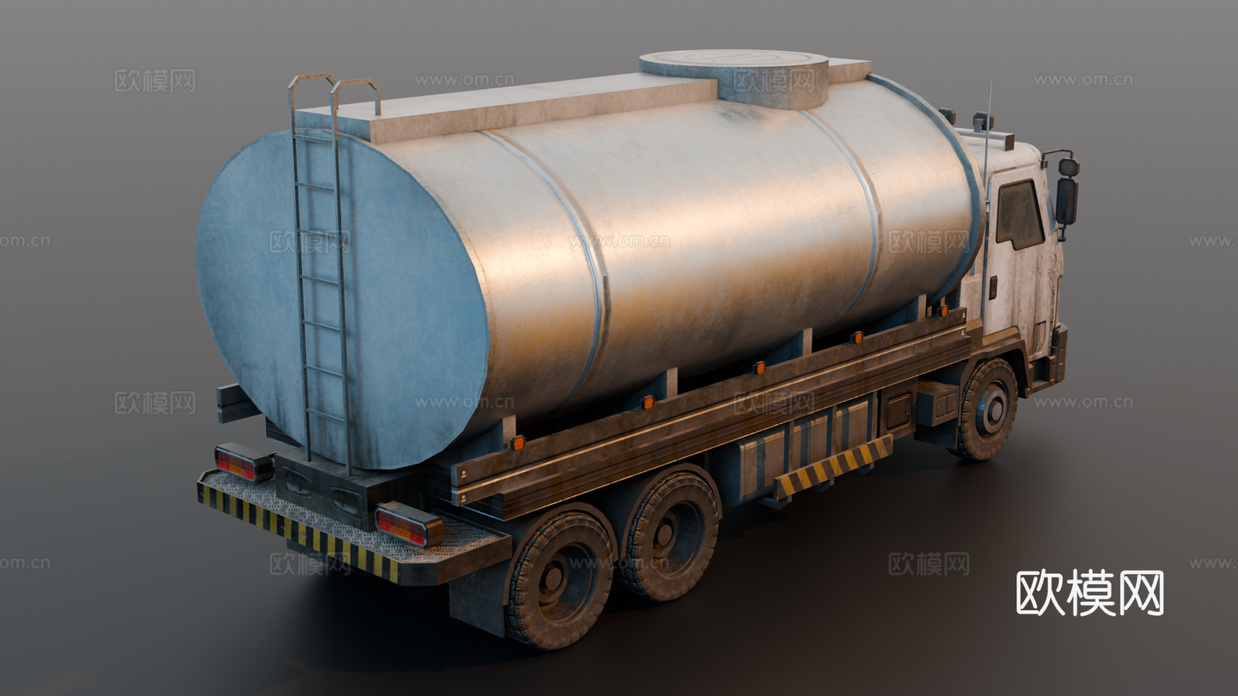 油罐车 油罐货车 罐车 工程车辆su模型