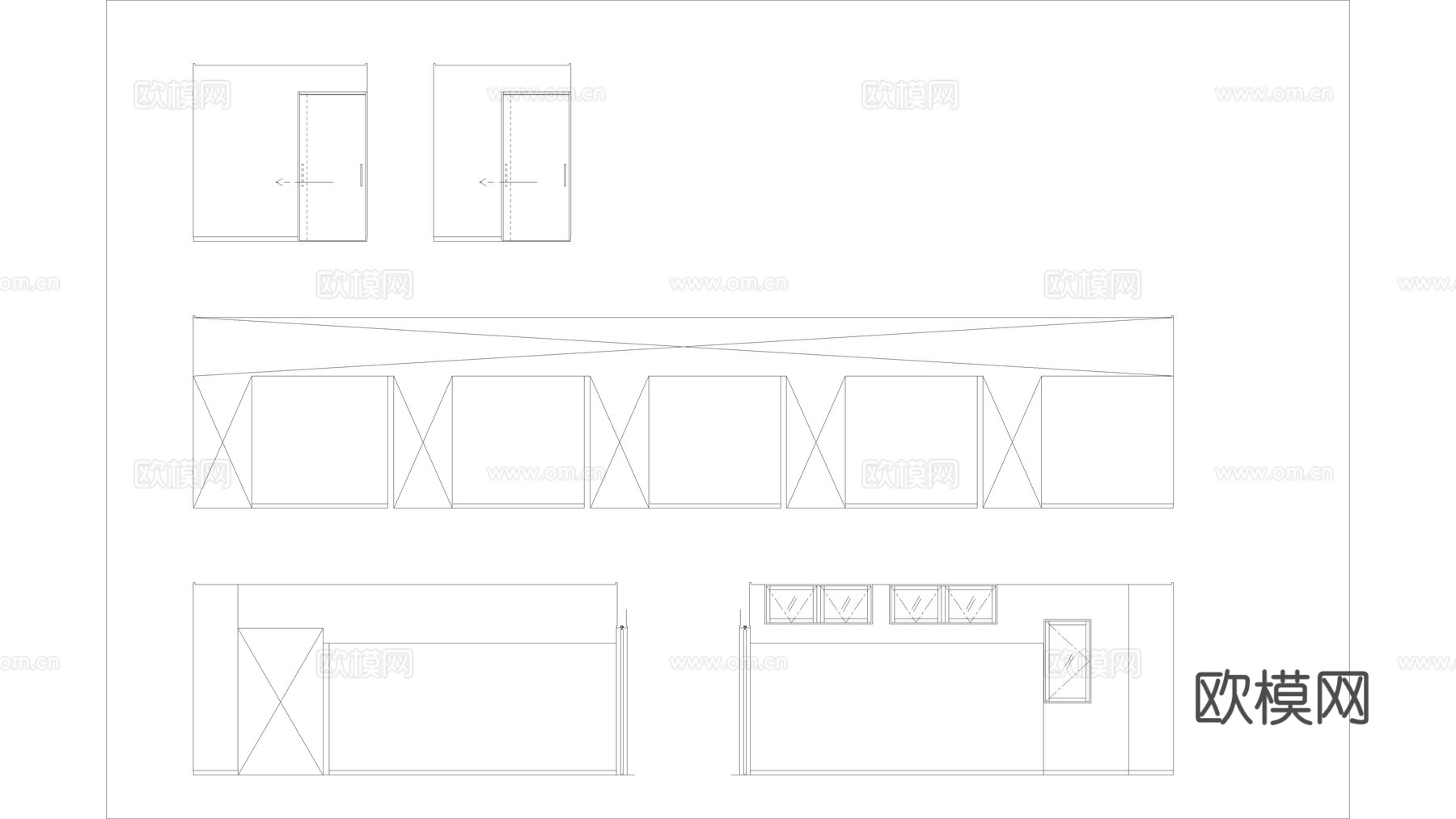 牙科诊所建筑图纸cad施工图
