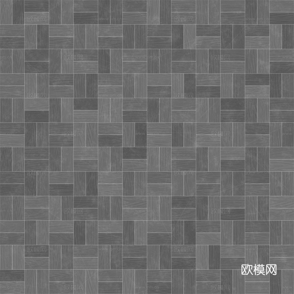 无缝拼色拼花木地板人字铺 PBR贴图 1k