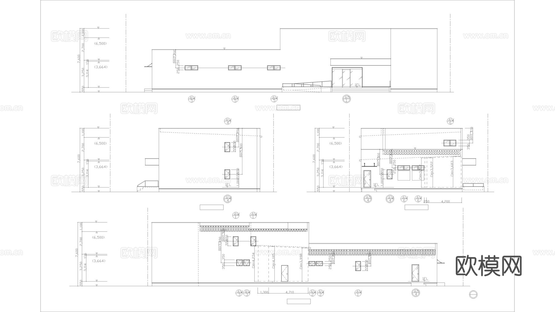 牙科诊所建筑图纸cad施工图