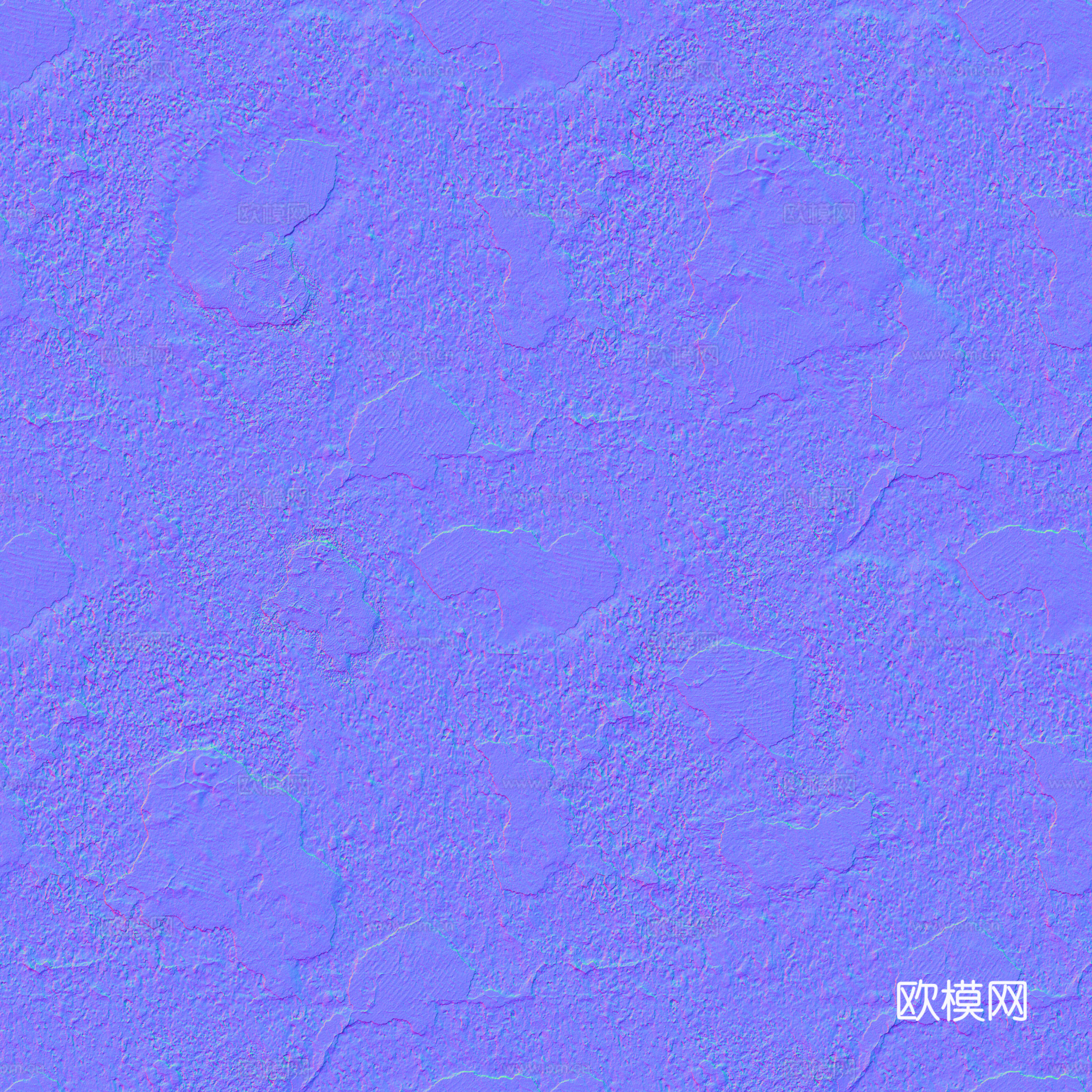 破旧水泥墙户外墙 PBR贴图 2k
