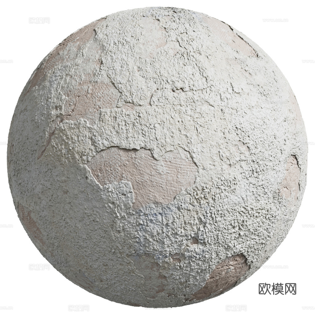 破旧水泥墙户外墙 PBR贴图 2k