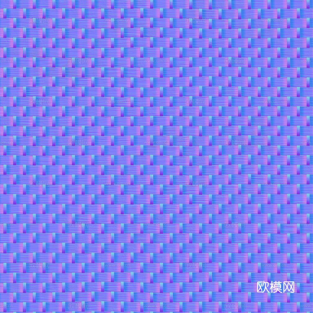 藤编竹编编织品 PBR材质贴图 1k