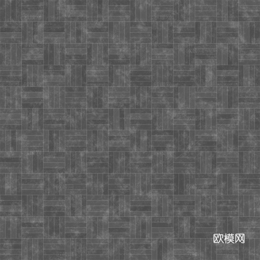 无缝木地板田字铺 PBR贴图 1k