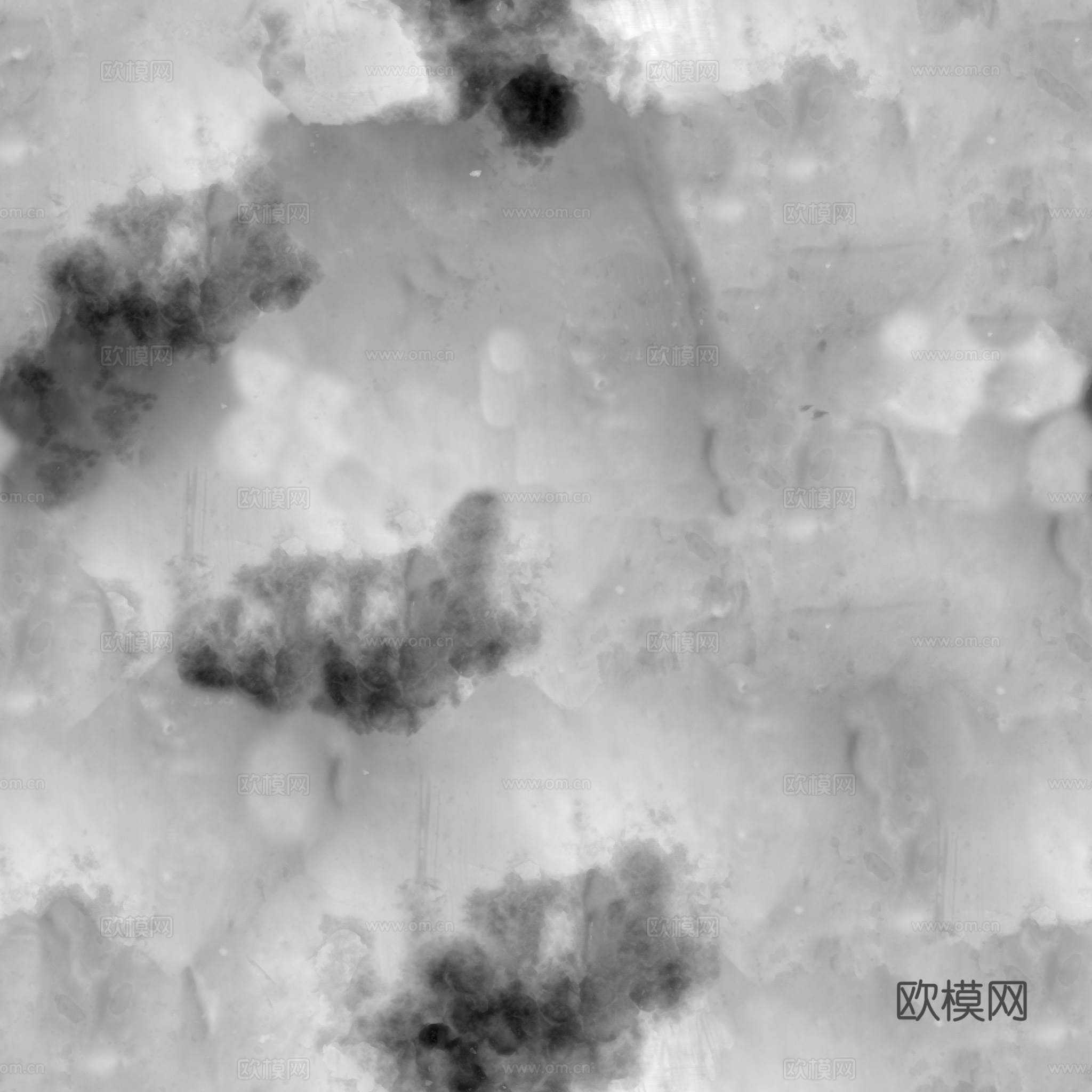 粗糙破旧水泥墙户外墙 PBR贴图 2k