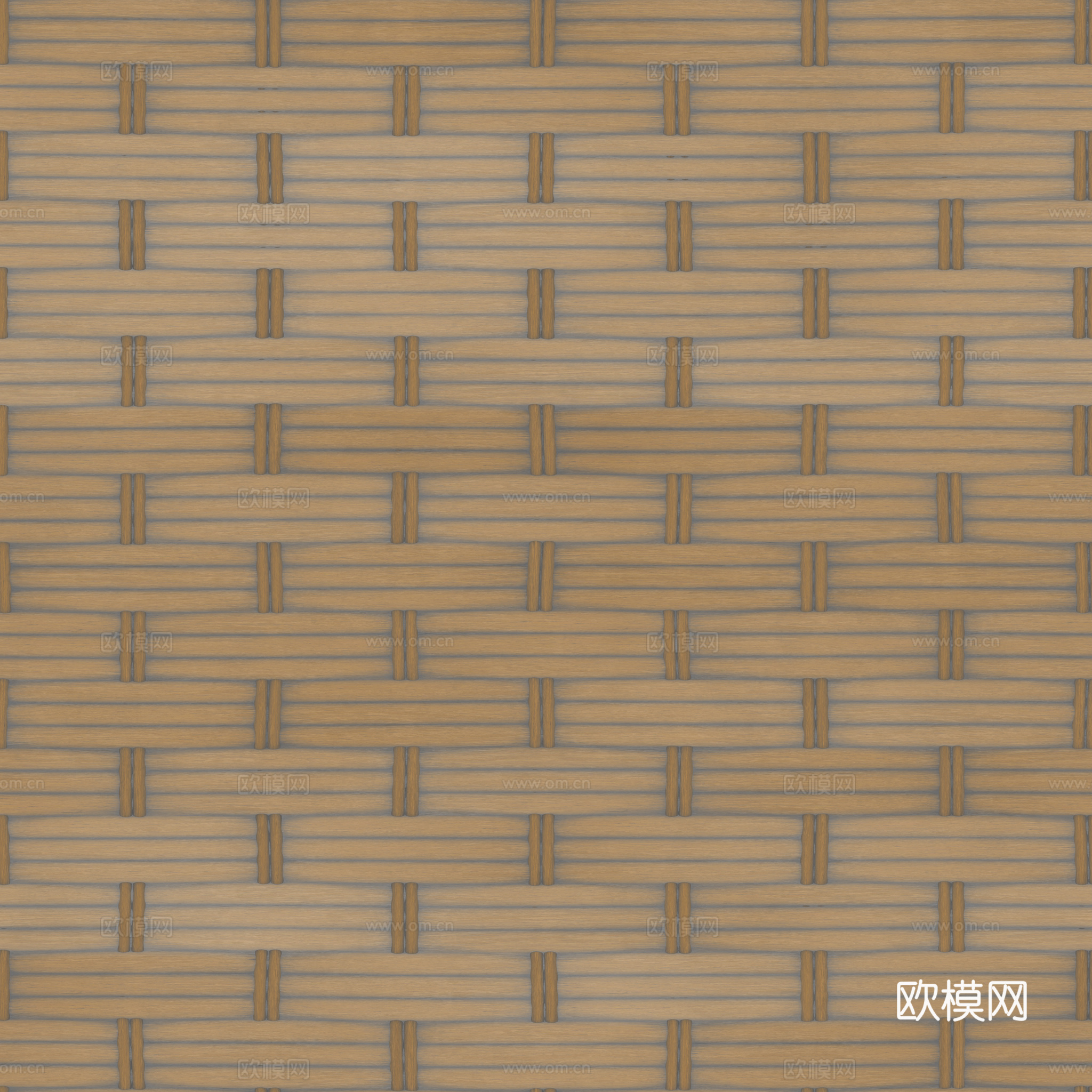 藤编竹编编织品 PBR材质贴图 2k