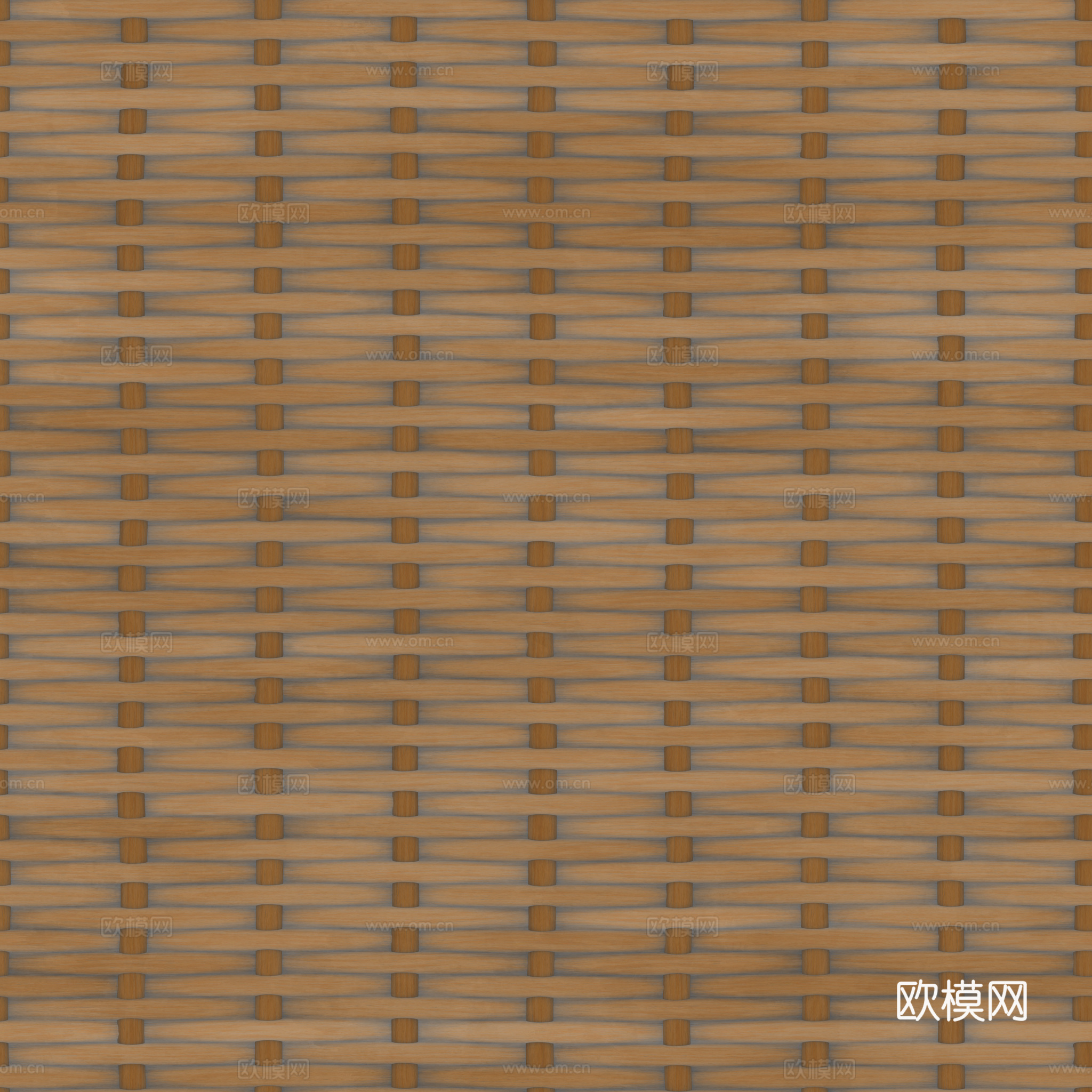 藤编竹编编织品 PBR材质贴图 2k