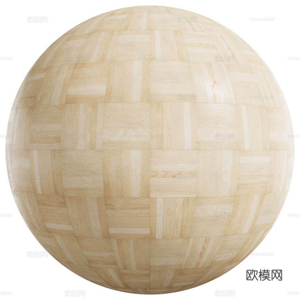 无缝木地板田字铺 PBR贴图 2k