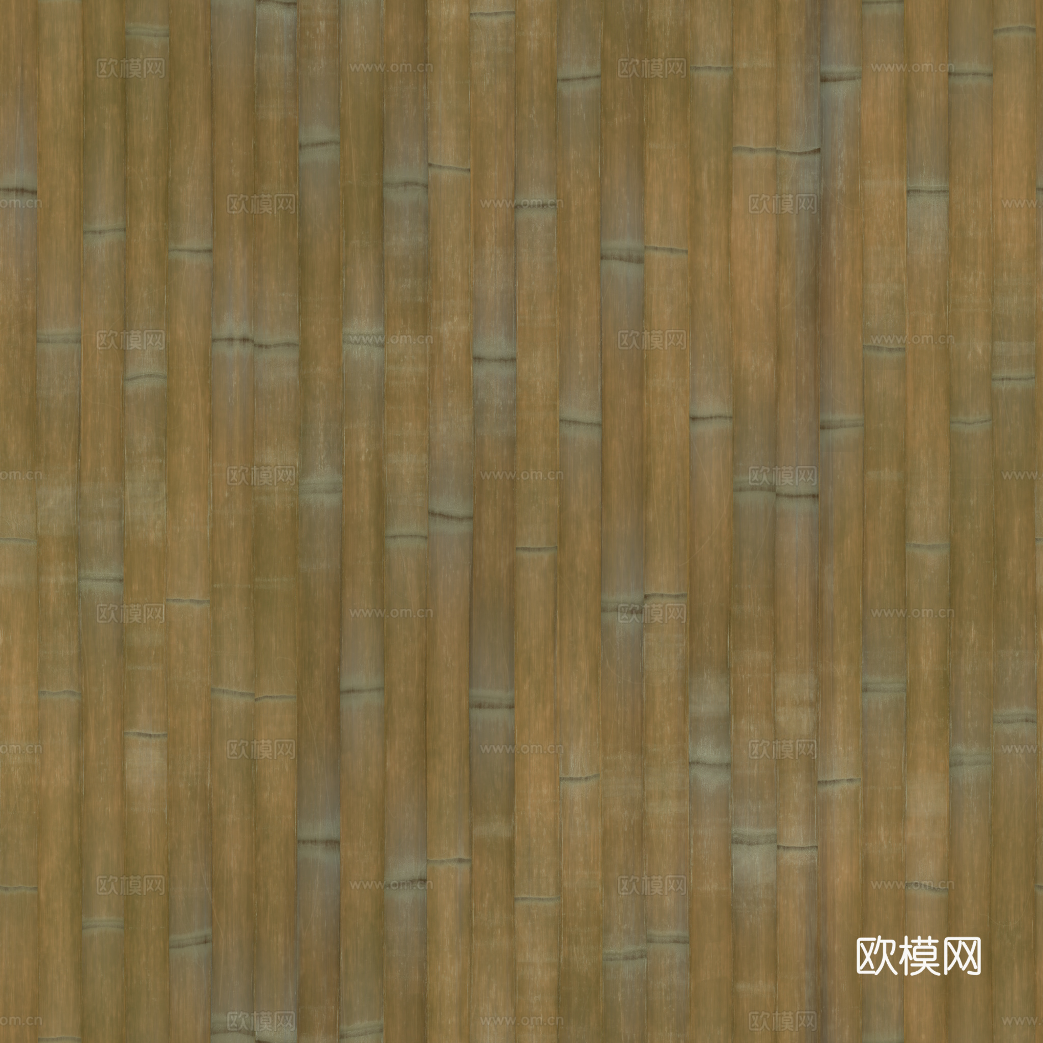 竹子竹篱笆竹排竹墙 PBR材质贴图 2k