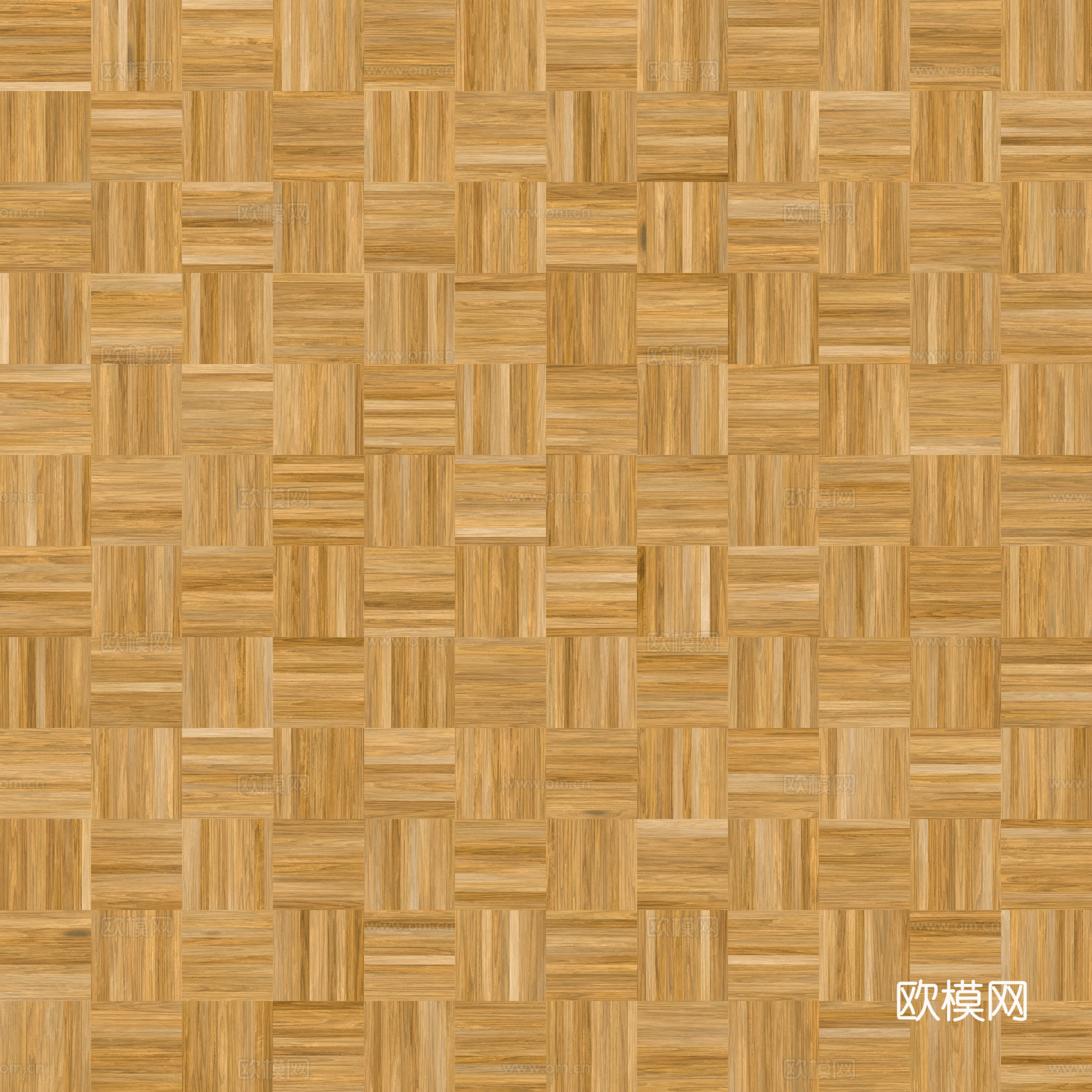 无缝木地板田字铺 PBR贴图 2k