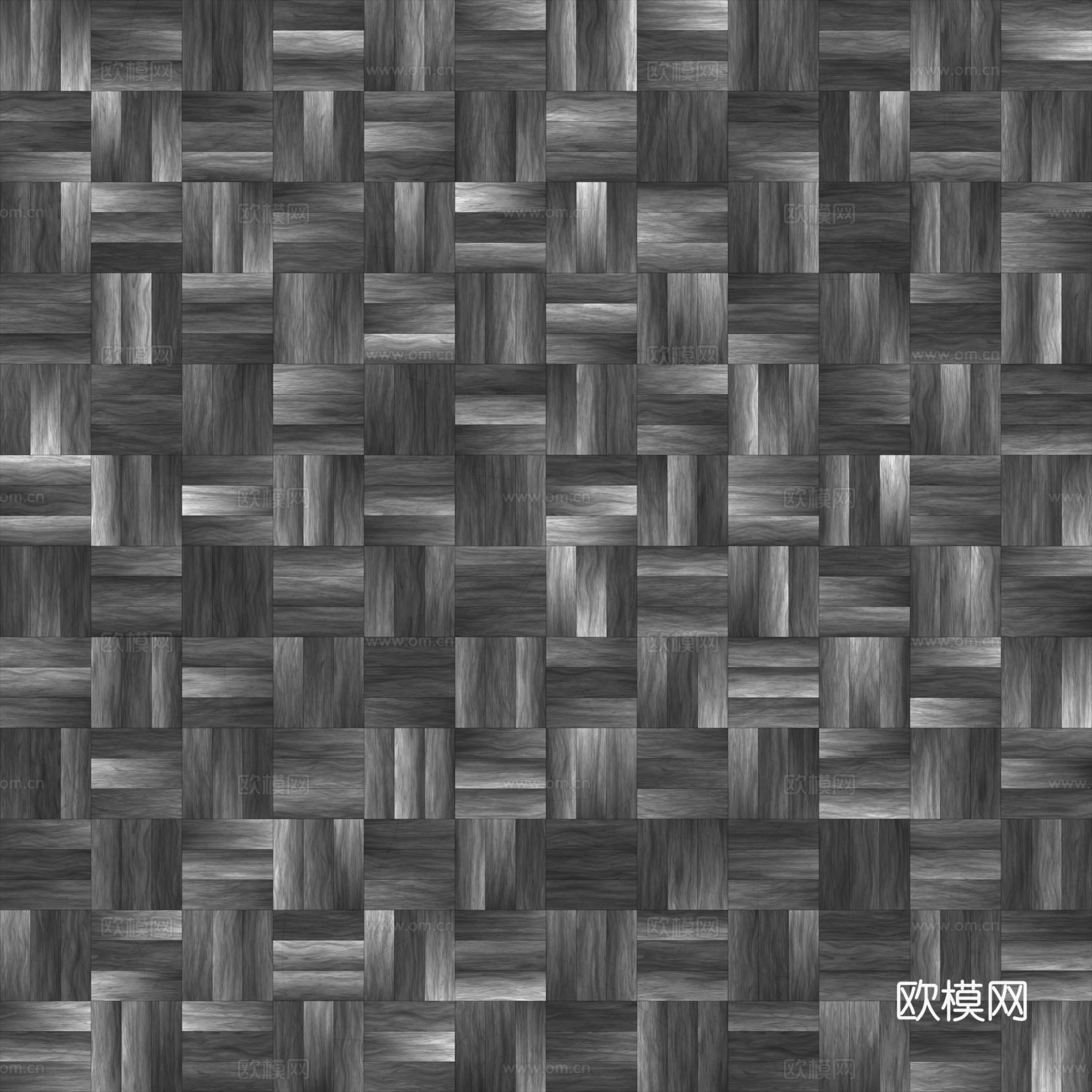 无缝木地板田字铺 PBR贴图 2k