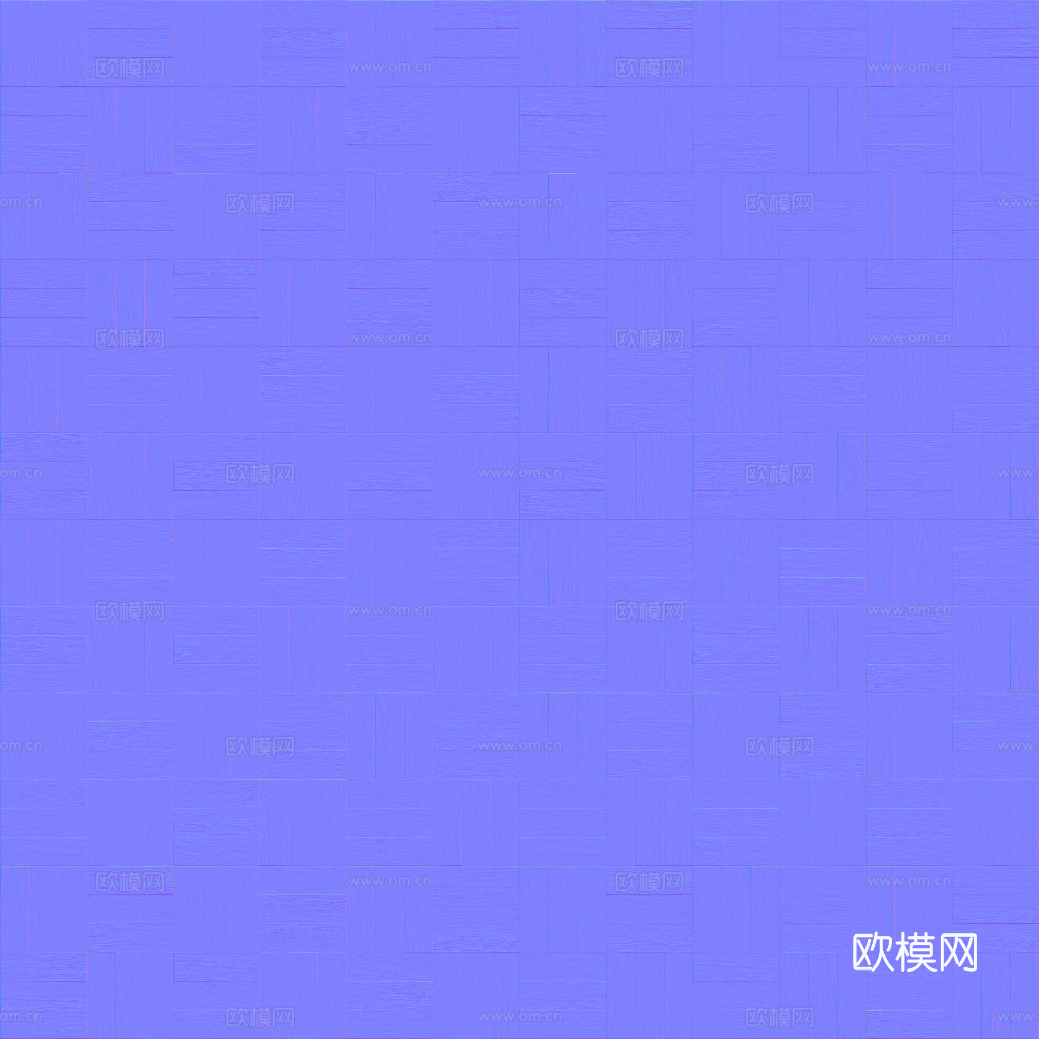 无缝木地板田字铺 PBR贴图 2k
