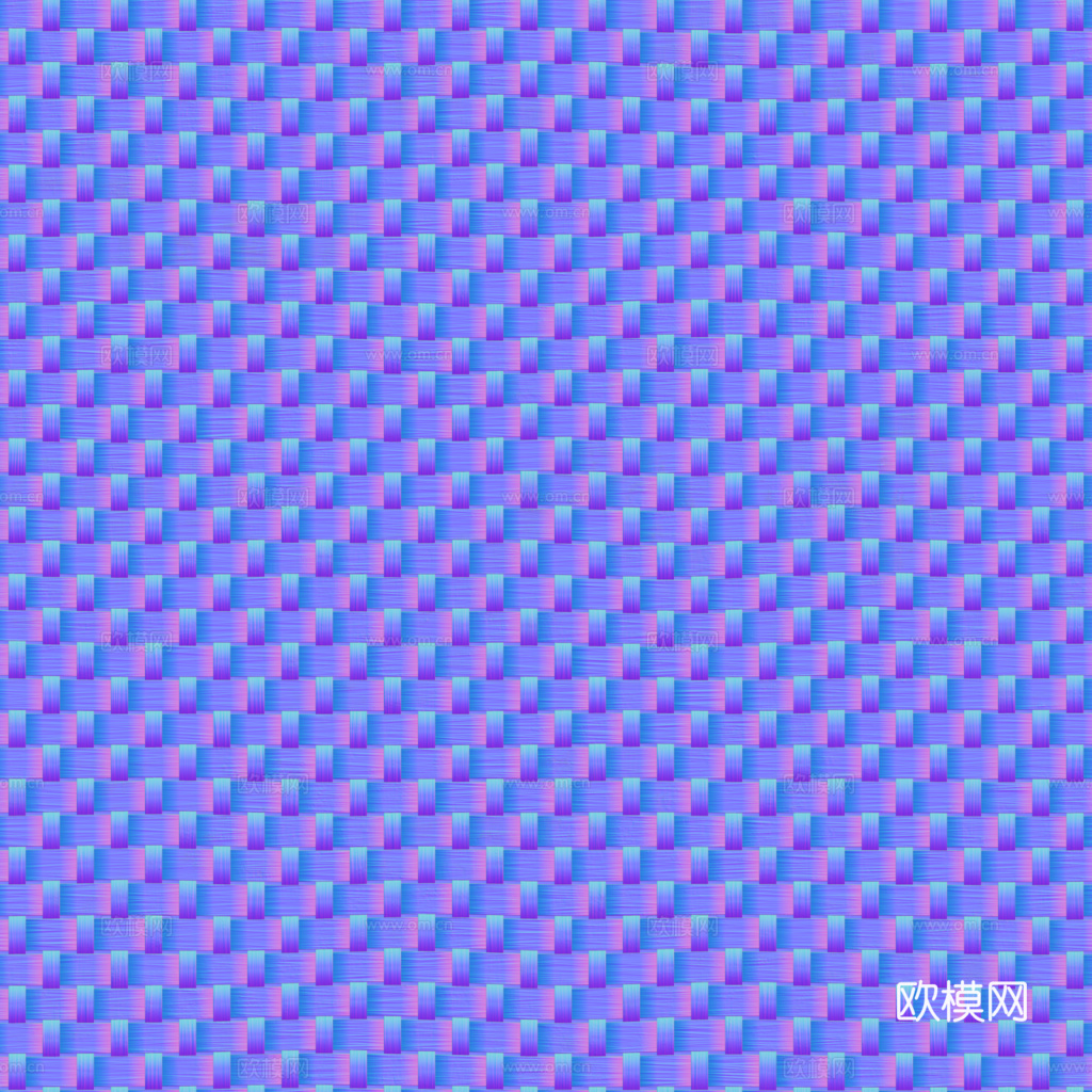 藤编竹编编织品 PBR材质贴图 1k