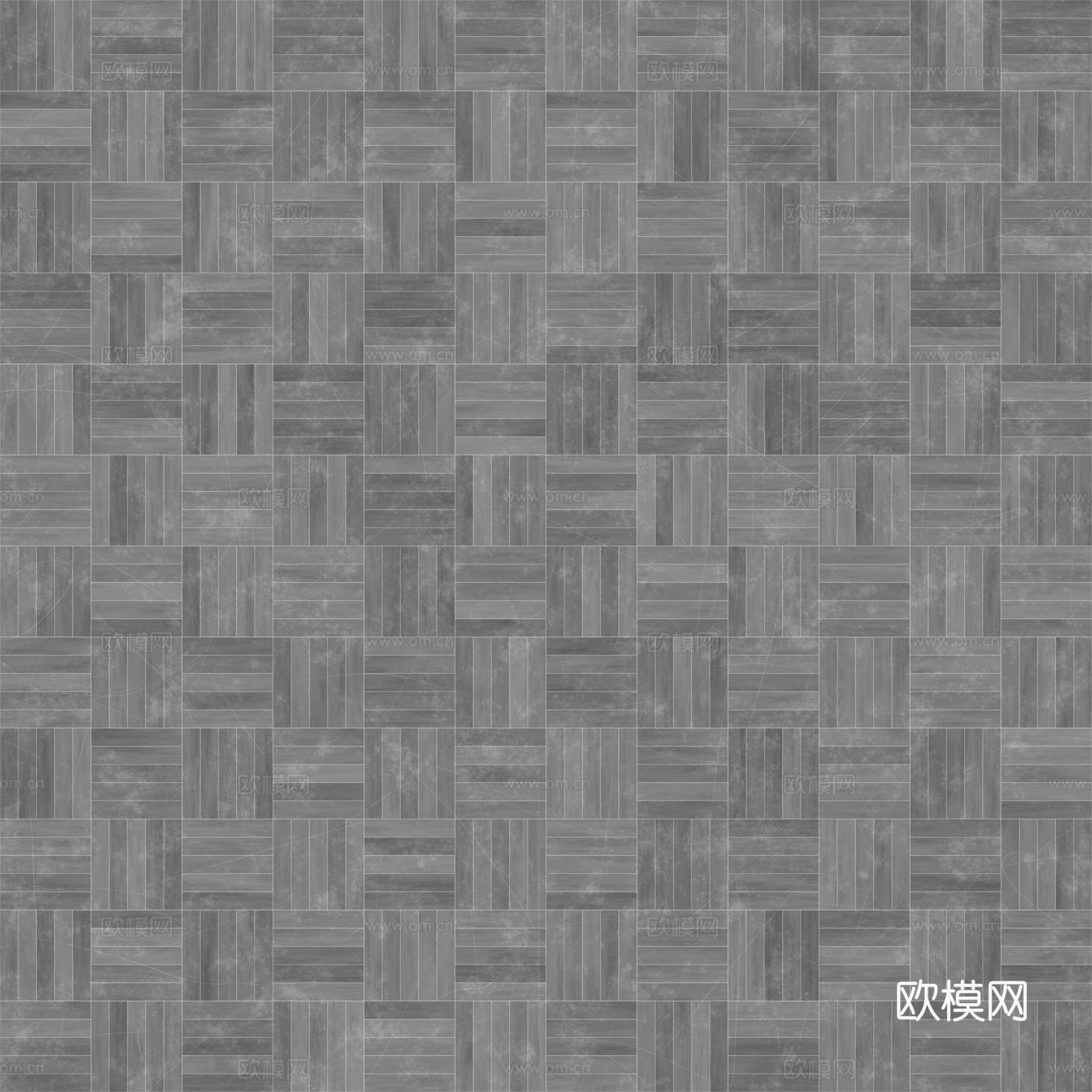 无缝木地板田字铺 PBR贴图 2k