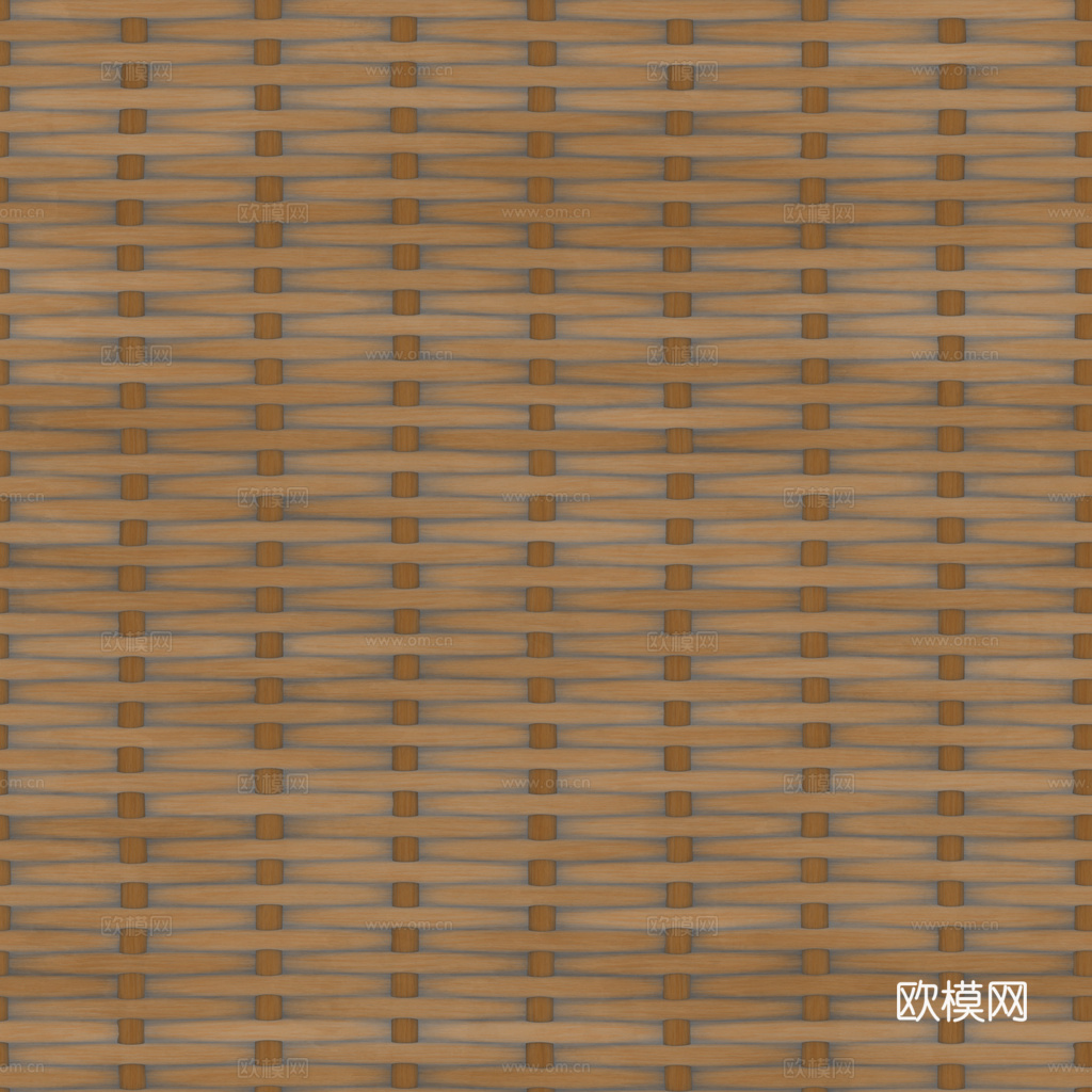 藤编竹编编织品 PBR材质贴图 1k
