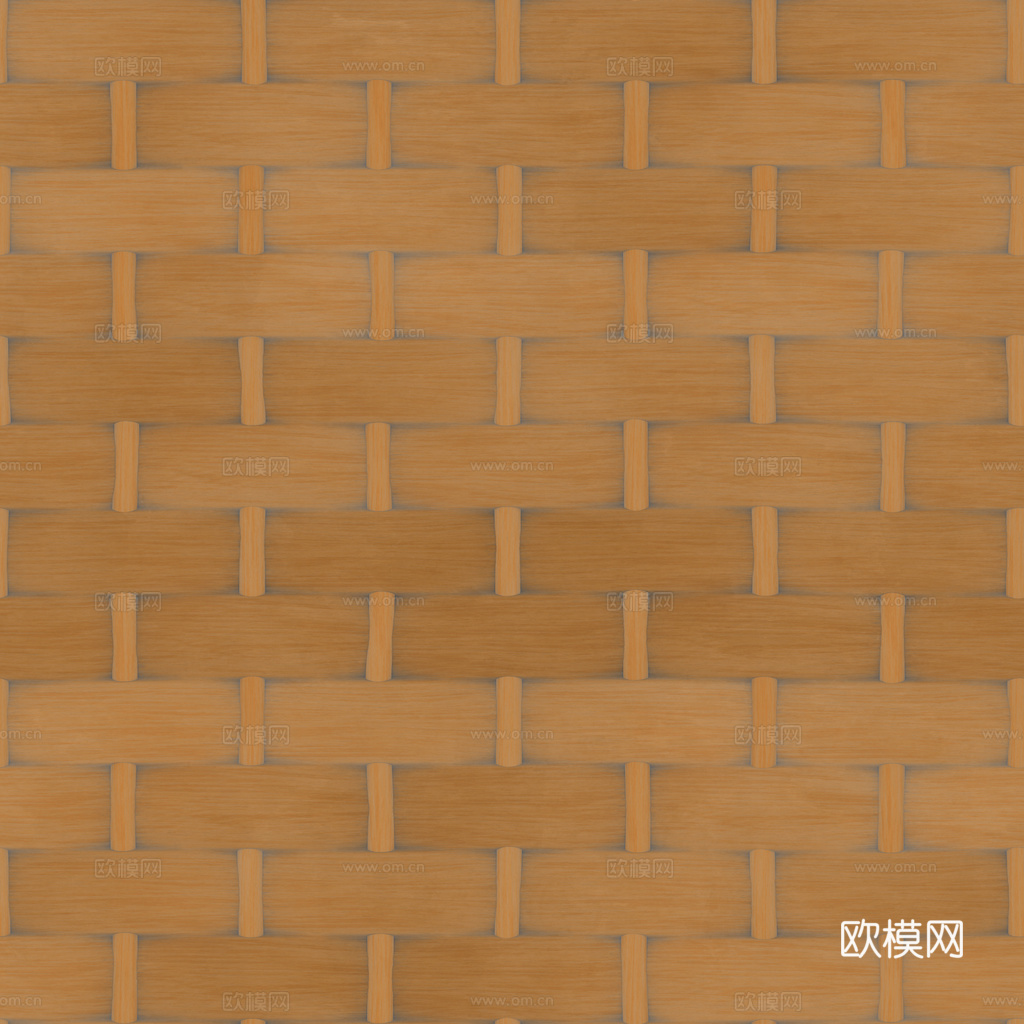 藤编竹编编织品 PBR材质贴图 1k