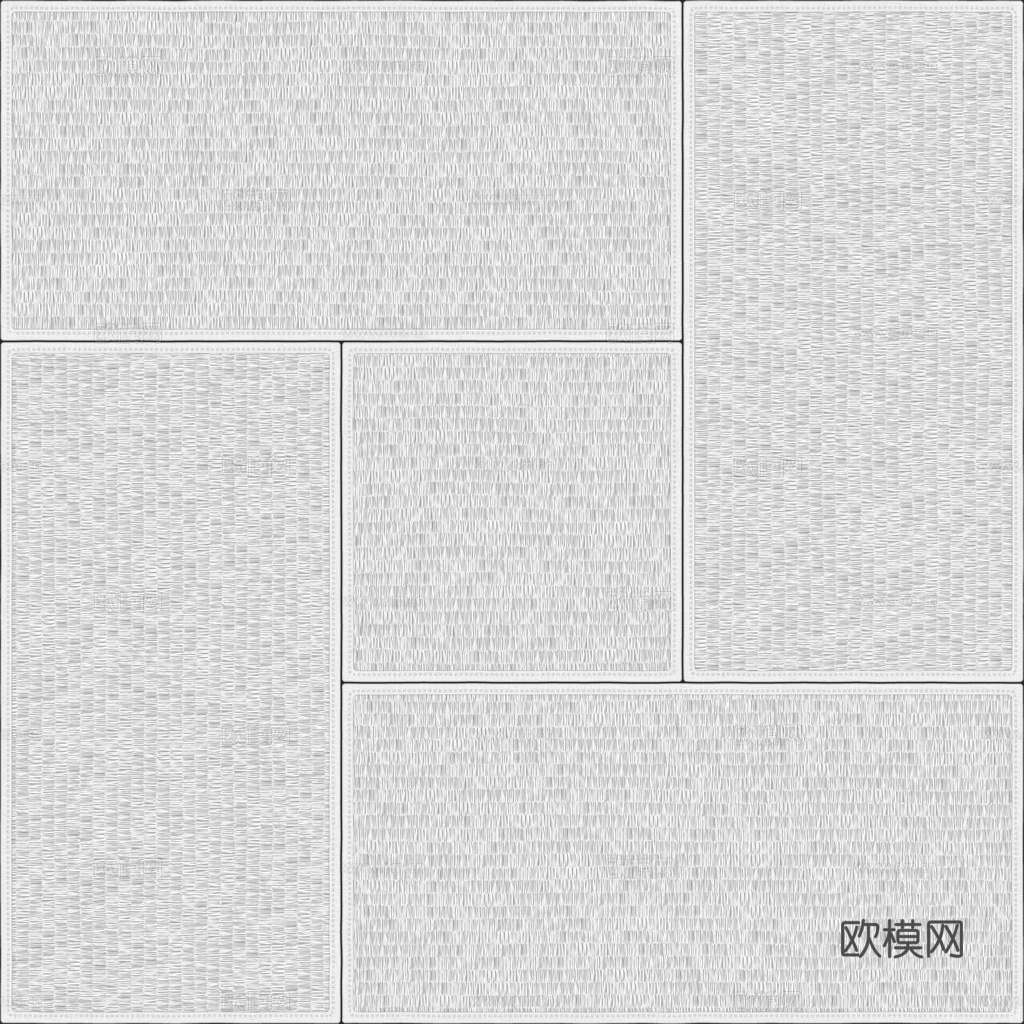 榻榻米竹席竹编 PBR贴图 1k