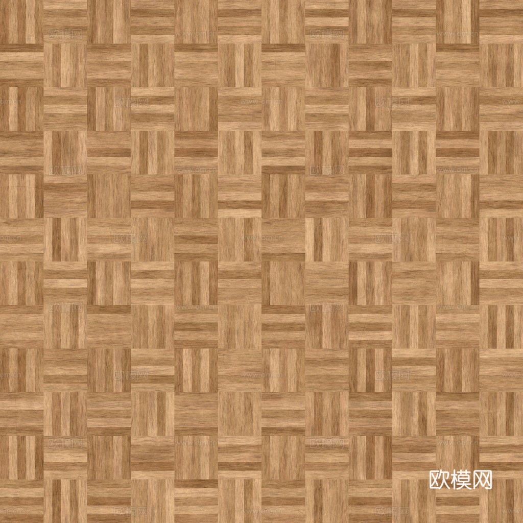 无缝木地板田字铺 PBR贴图 1k