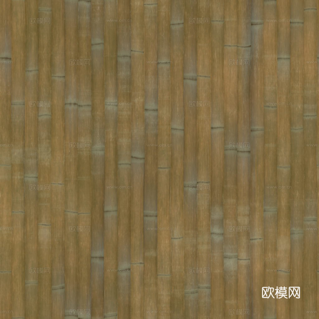 竹子竹篱笆竹排竹墙 PBR材质贴图 1k