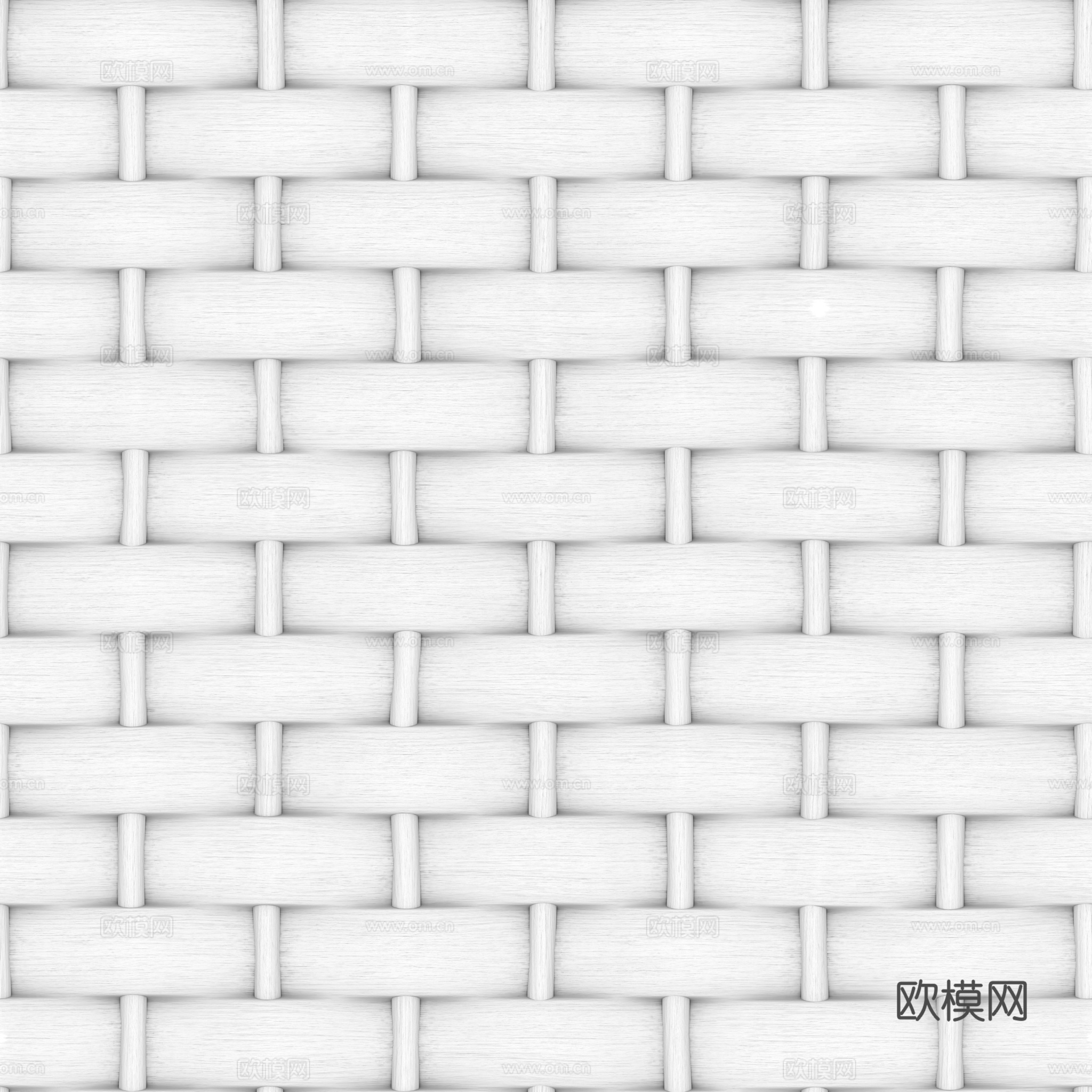 藤编竹编编织品 PBR材质贴图 2k
