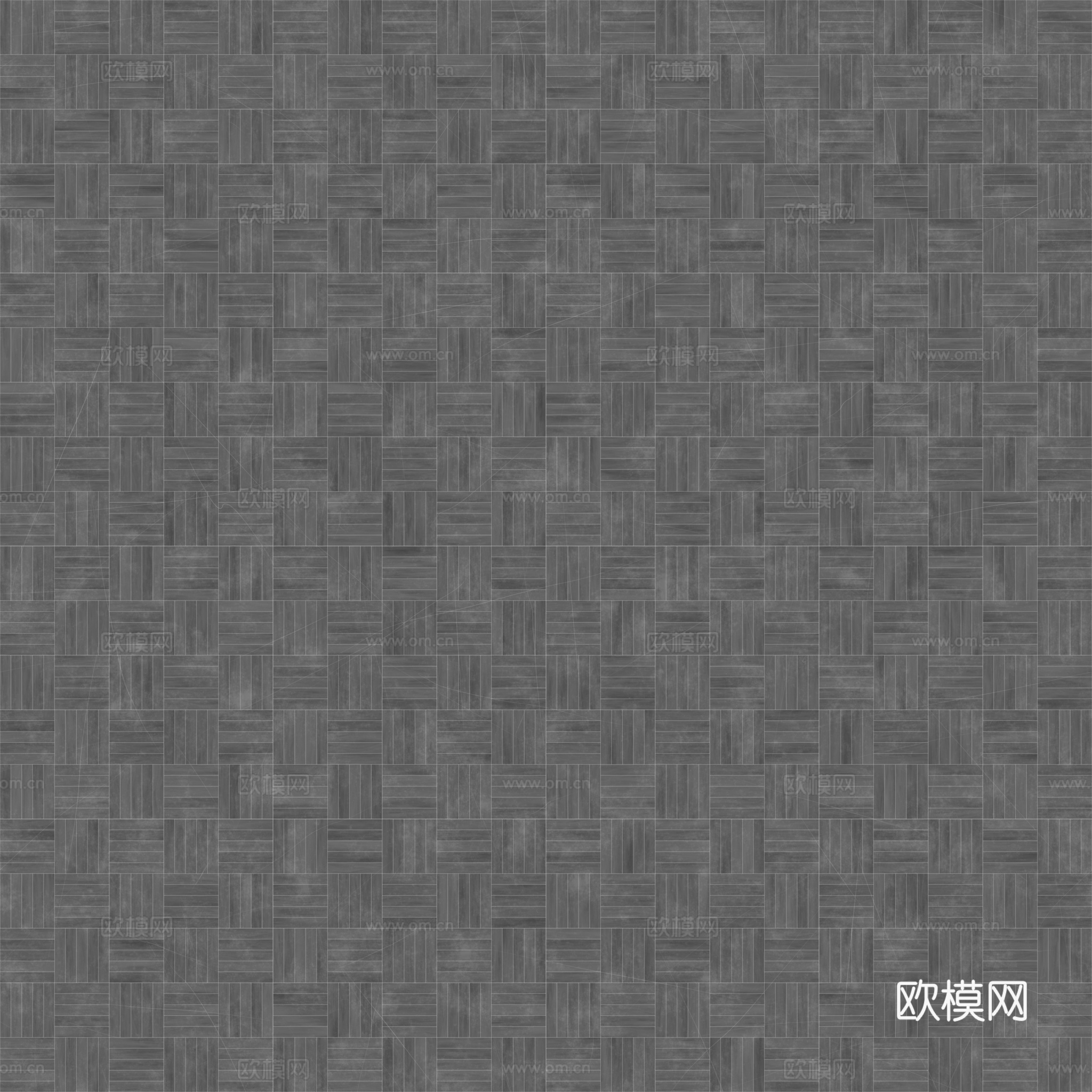 无缝木地板田字铺 PBR贴图 2k
