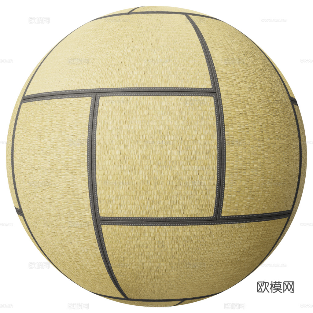 榻榻米竹席竹编 PBR贴图 1k