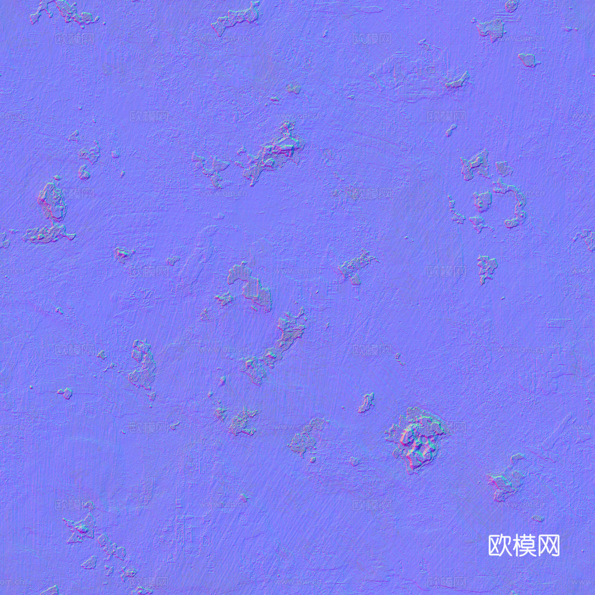 破旧水泥墙户外墙 PBR贴图 2k