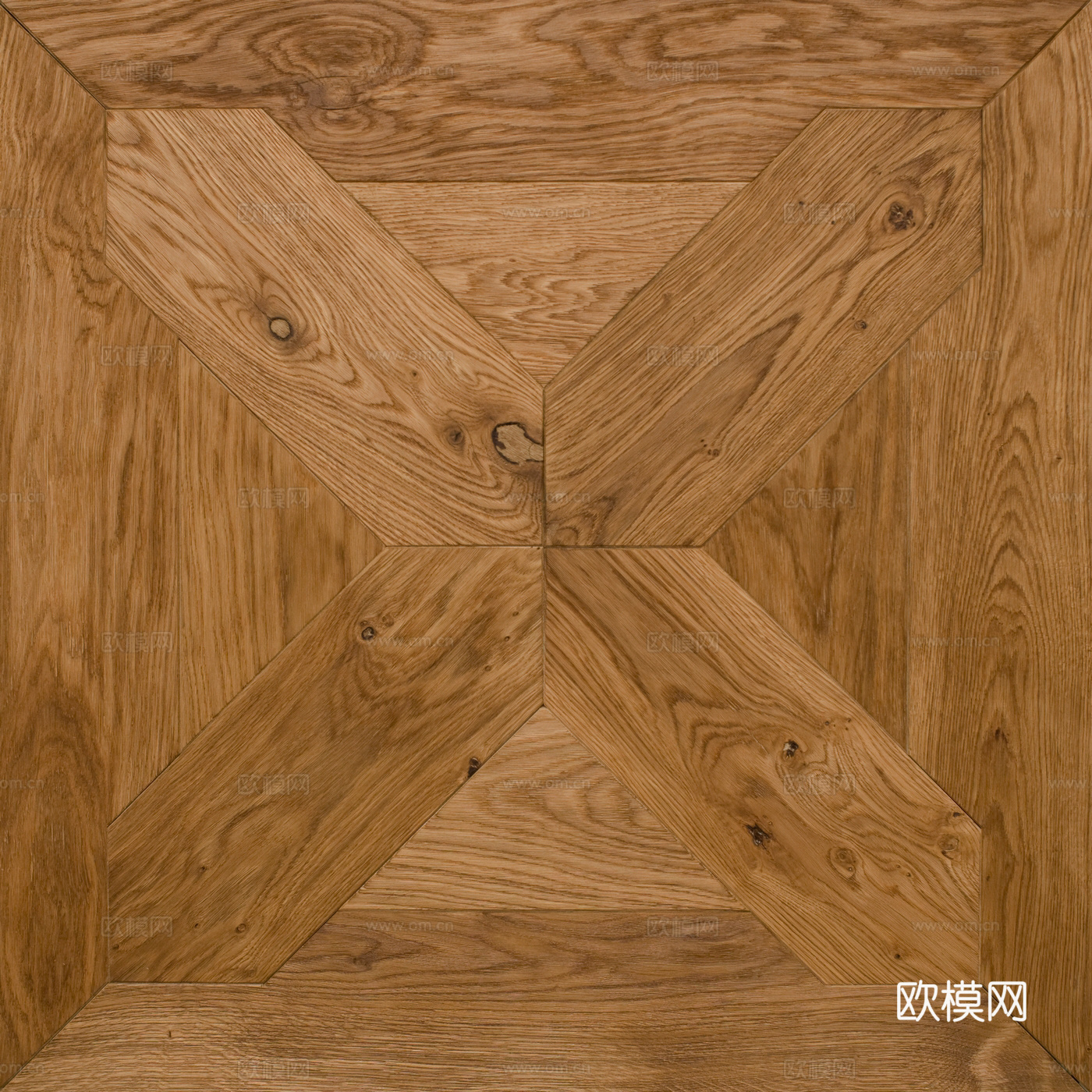 无缝老旧拼花木地板 PBR贴图 2k