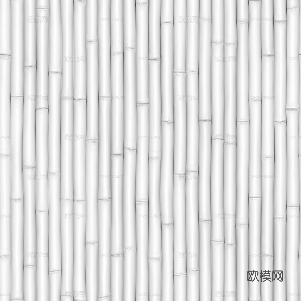 竹子竹篱笆竹排竹墙 PBR材质贴图 1k