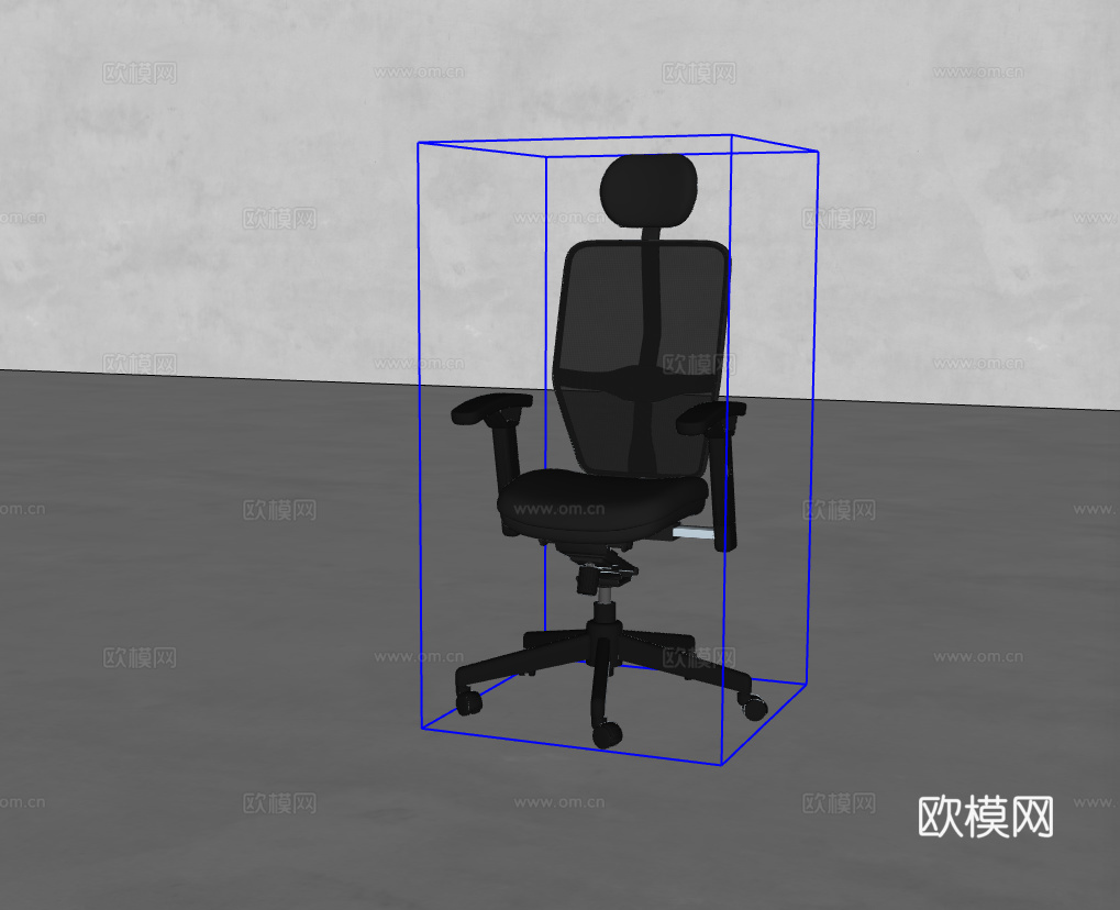 办公椅su模型