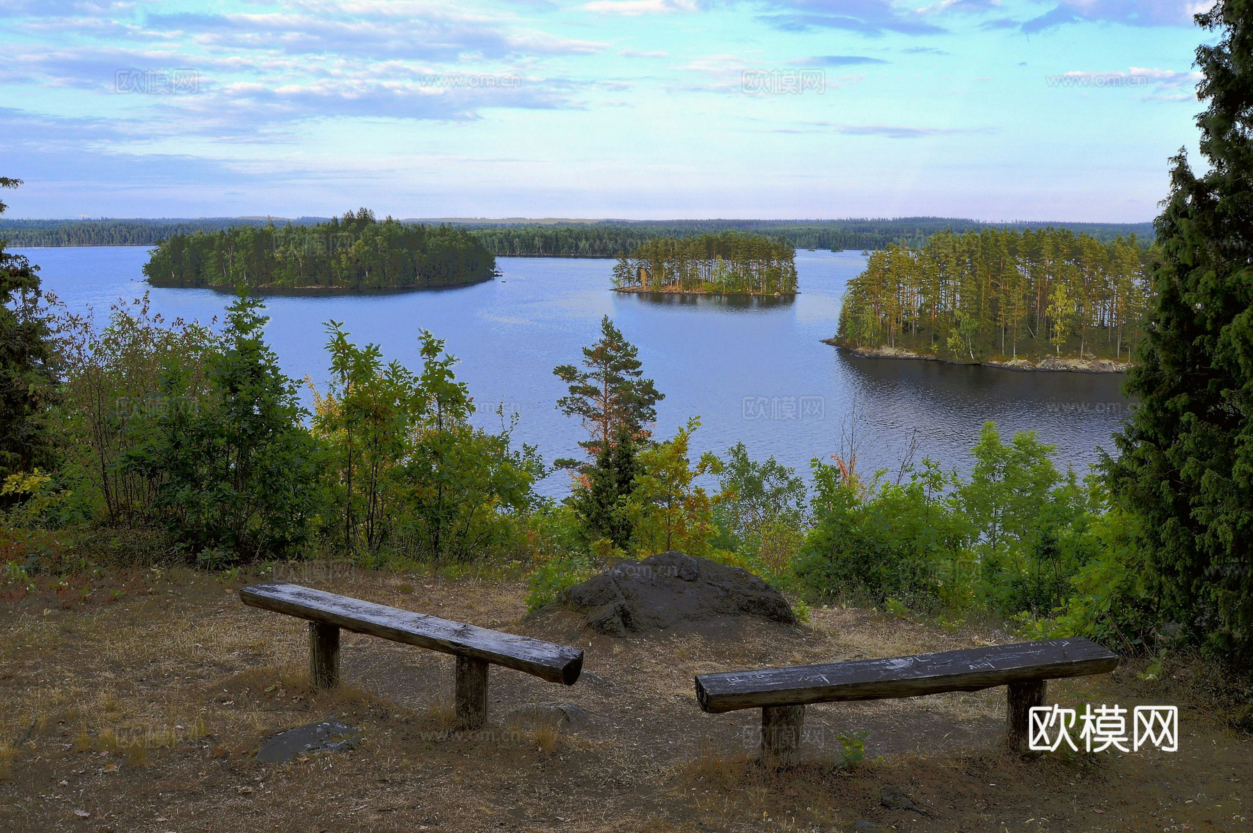 白天城市公园外景下载