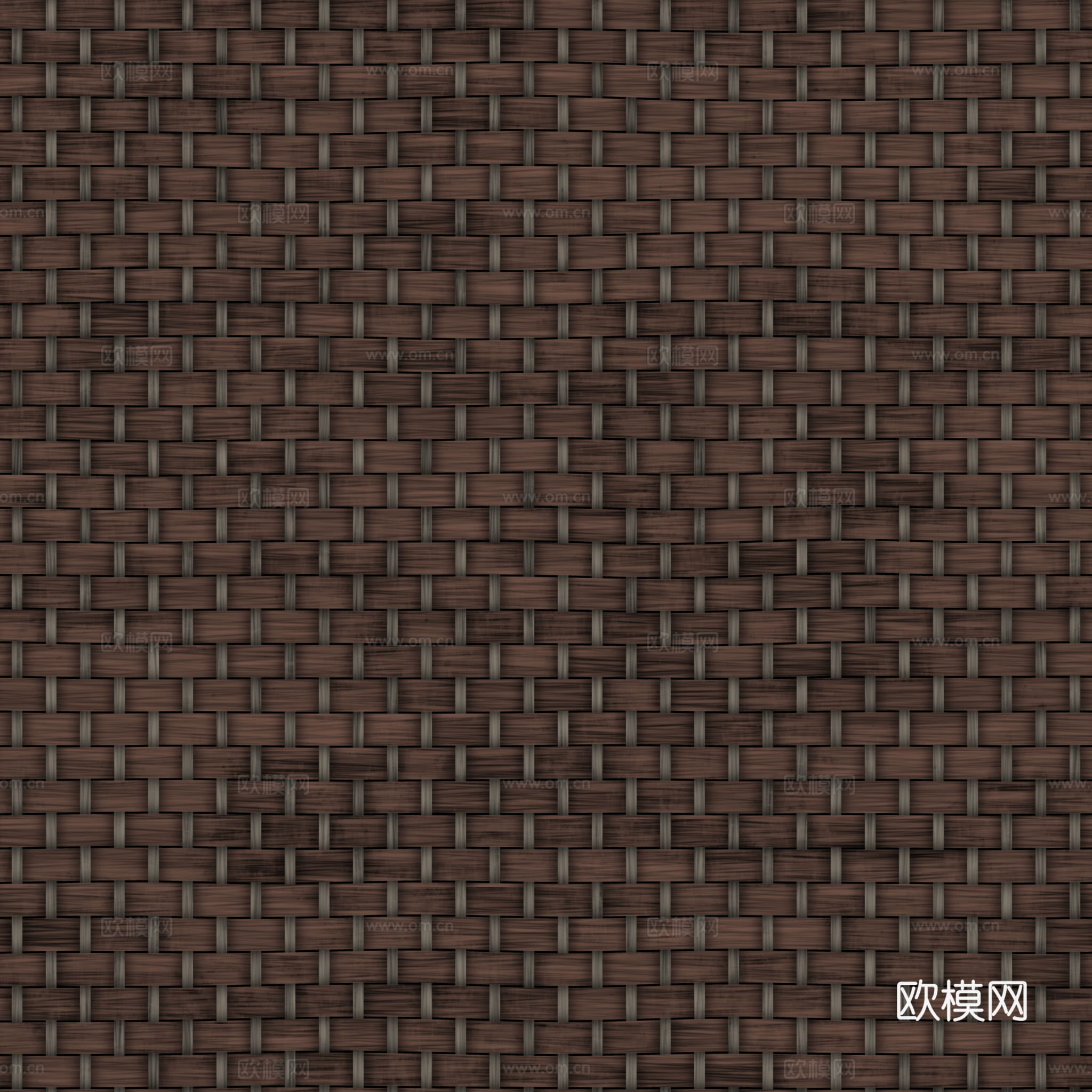 藤编竹编编织品 PBR材质贴图 2k