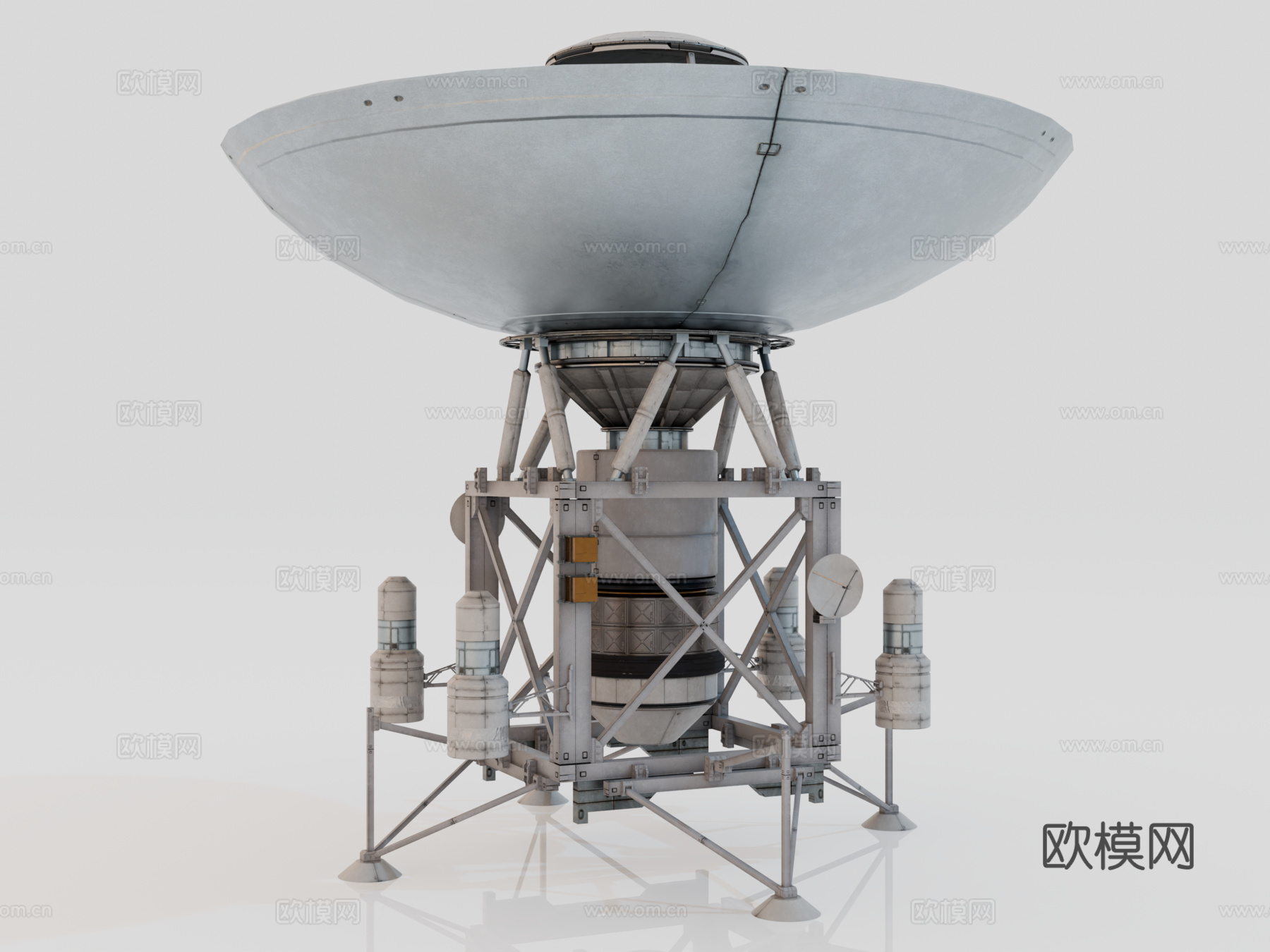 太空站 太空飞船 太空空间站 太空舱 航天器 卫星su模型