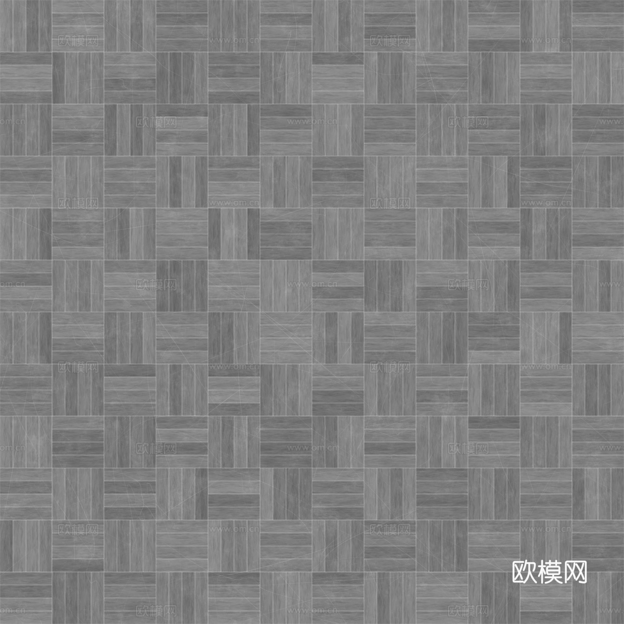 无缝木地板田字铺 PBR贴图 2k