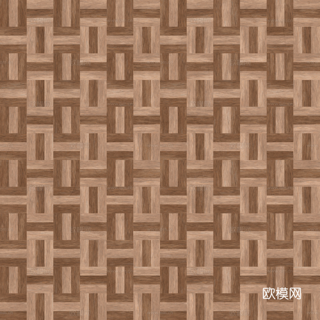 无缝拼花木地板 PBR贴图 1k