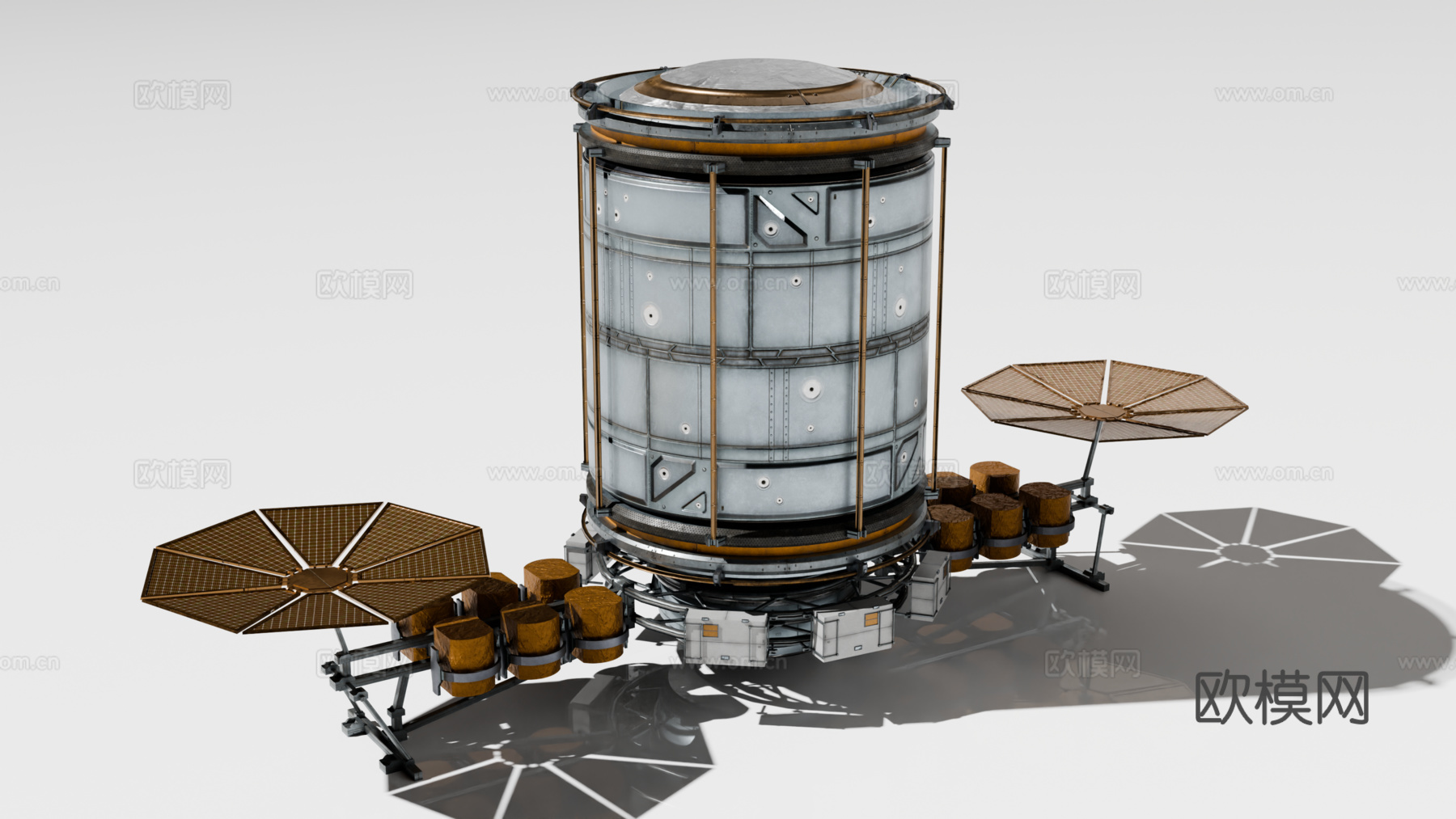 太空站 太空飞船 太空空间站 太空舱 航天器 卫星su模型
