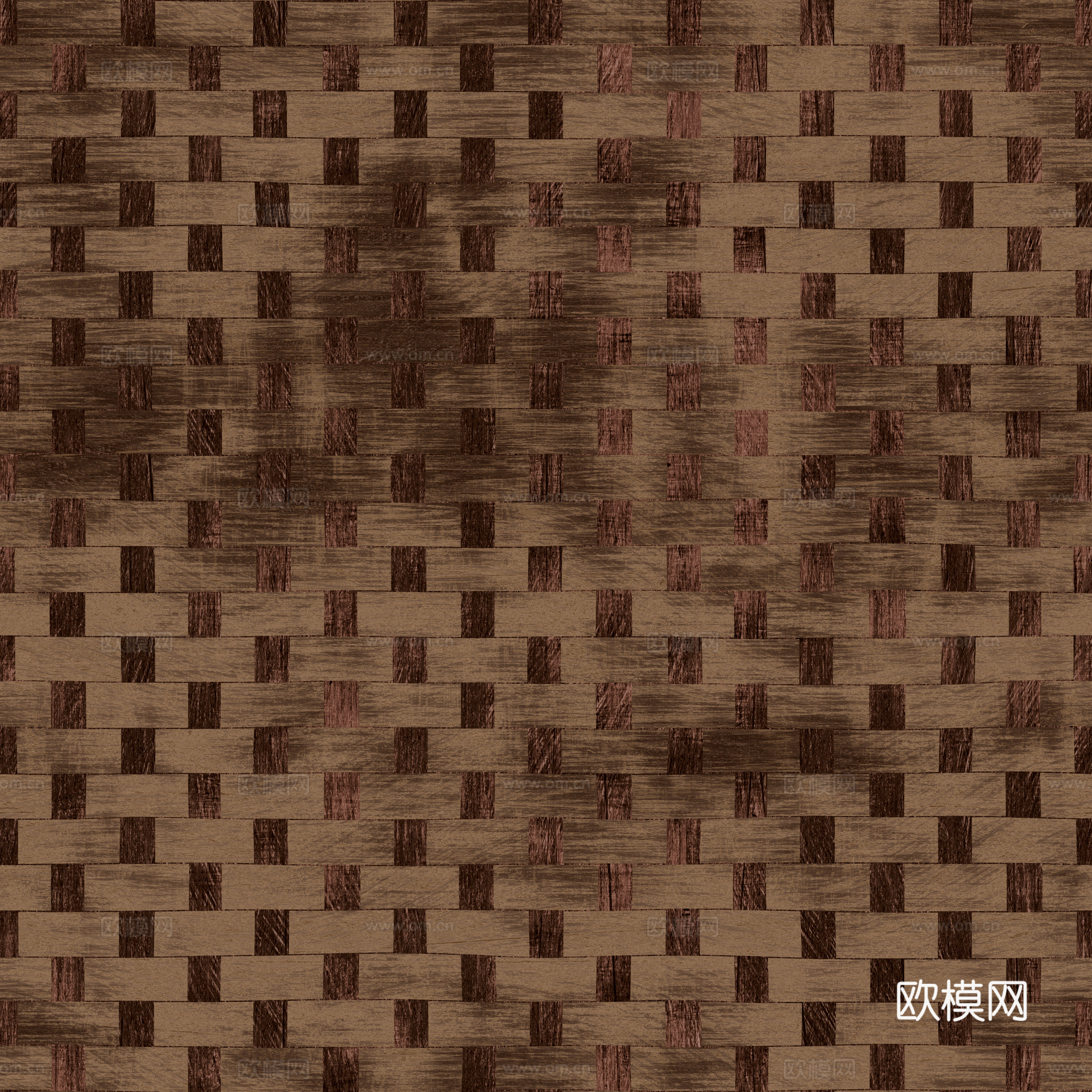 藤编竹编编织品 PBR材质贴图 2k