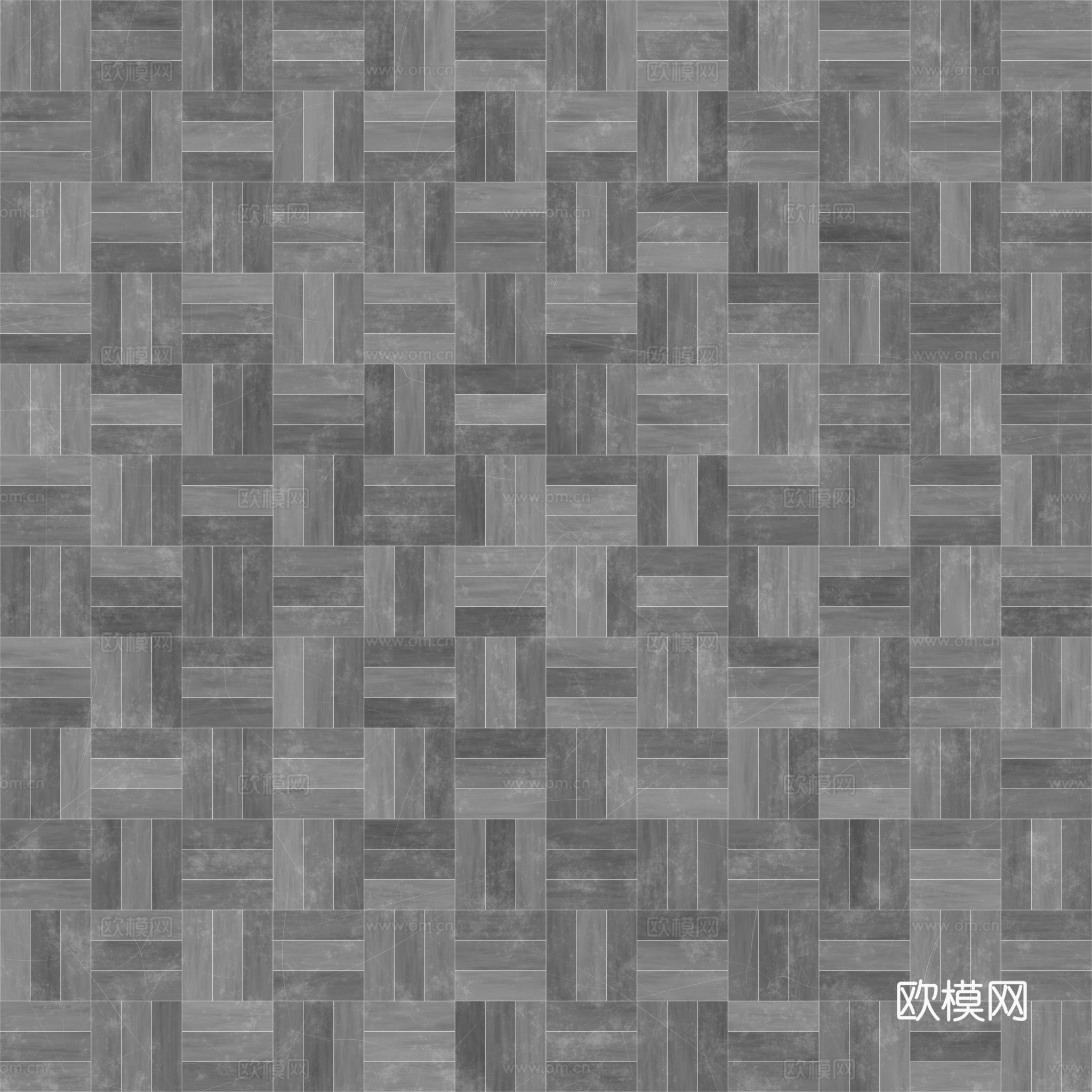 无缝木地板田字铺 PBR贴图 2k